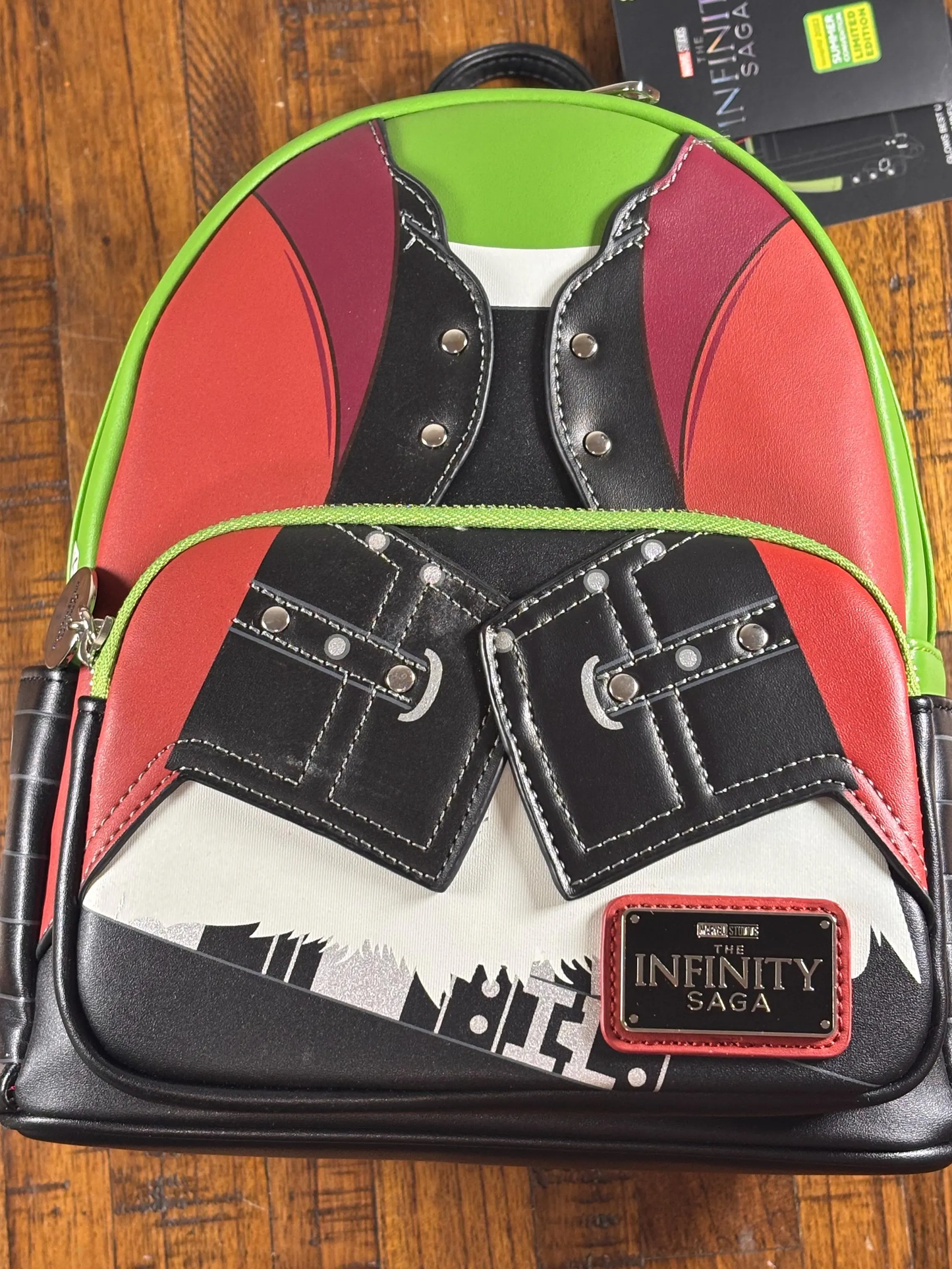 Loungefly Marvel Studios Infinity Saga Guardians of the Galaxy Gamora 2022 Summer Exclusive Glows GITD Cosplay Mini Backpack