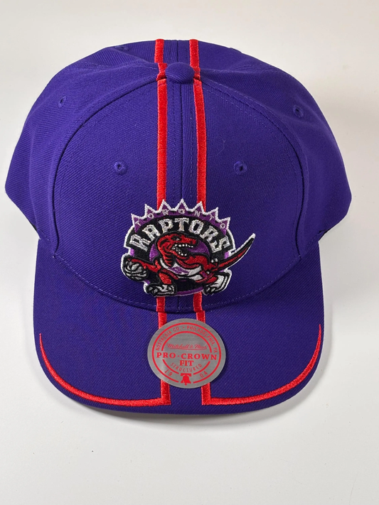 Mitchell Ness Purple Toronto Raptors Hardwood 1998 NBA Draft Adjustable Hat New