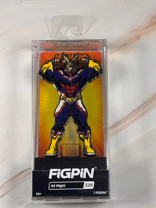 FiGPiN My Hero Academia MHA All Might #316  Funimation New Collectible Enamel Pin