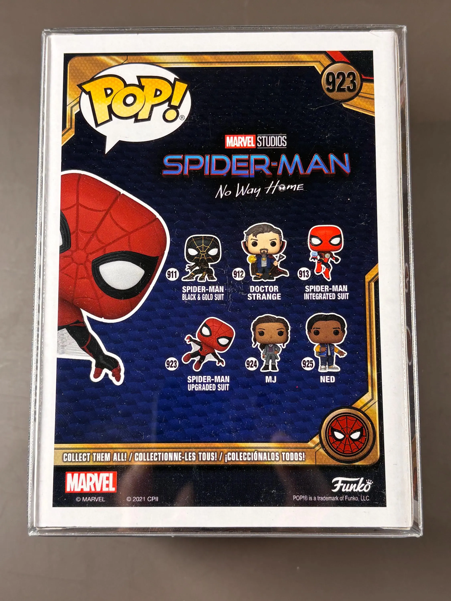 Spider-Man No Way Home Spider-Man Upgraded Suit Funko Pop! Figure #923 New Vinyl