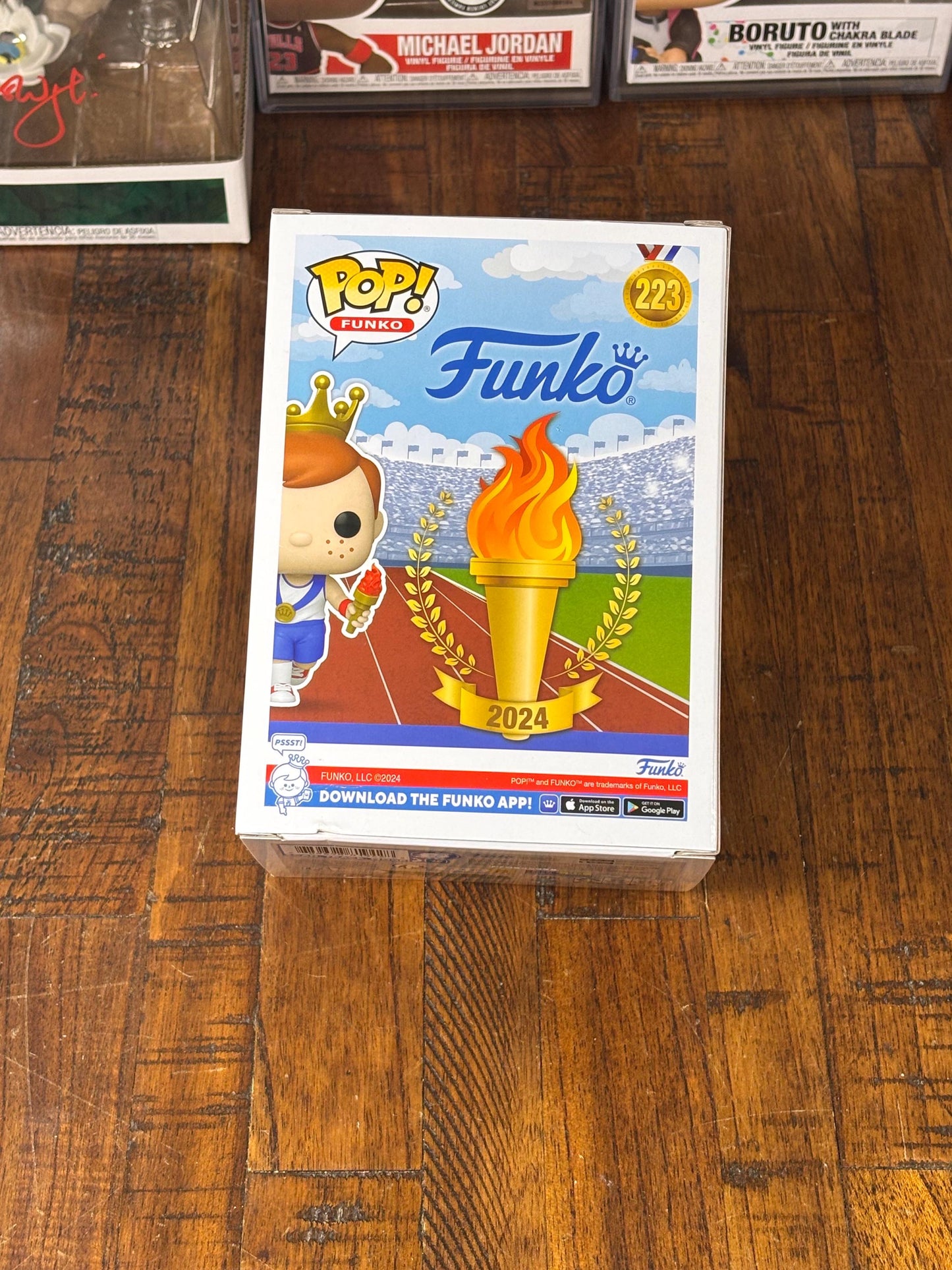 Funko Pop! Vinyl: Funko Freddy Funko Torch Bearer Funko Exclusive #223 Olympics