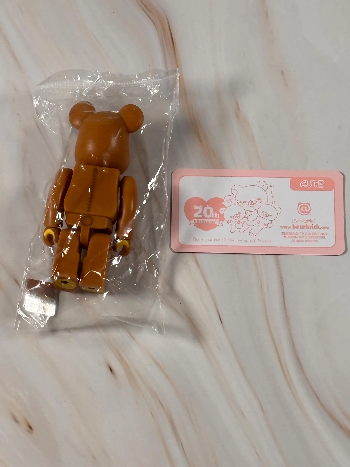 Rilakkuma Bearbrick Series 45 100% Cute Bear Medicom Toys Be@rbrick w/ Card New