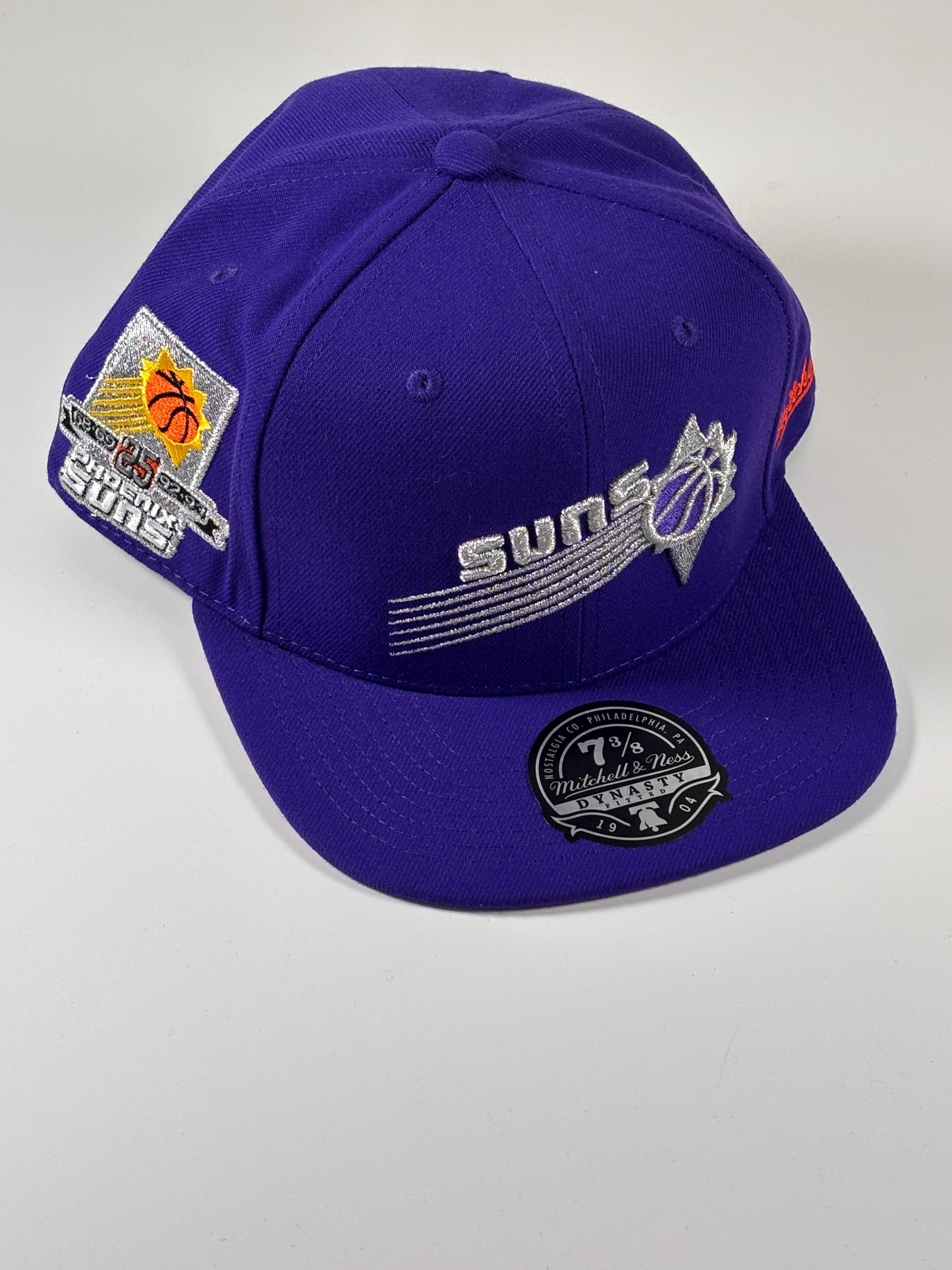 Mitchell & Ness Purple Phoenix Suns Hardwood Watch Me Shine Fitted Hat New 7 3/8