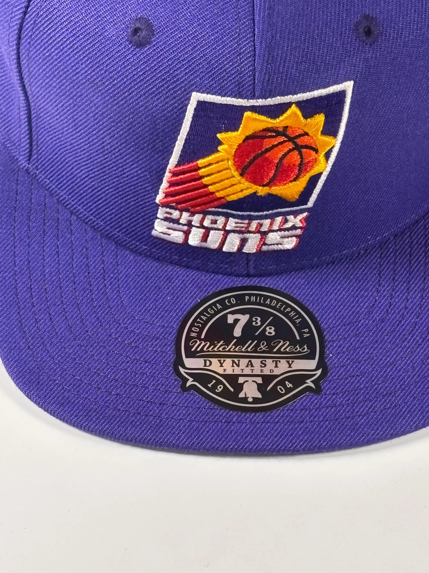 Mitchell & Ness Purple Phoenix Suns Hardwood Ground 2.0 Fitted Hat 7 3/8 New