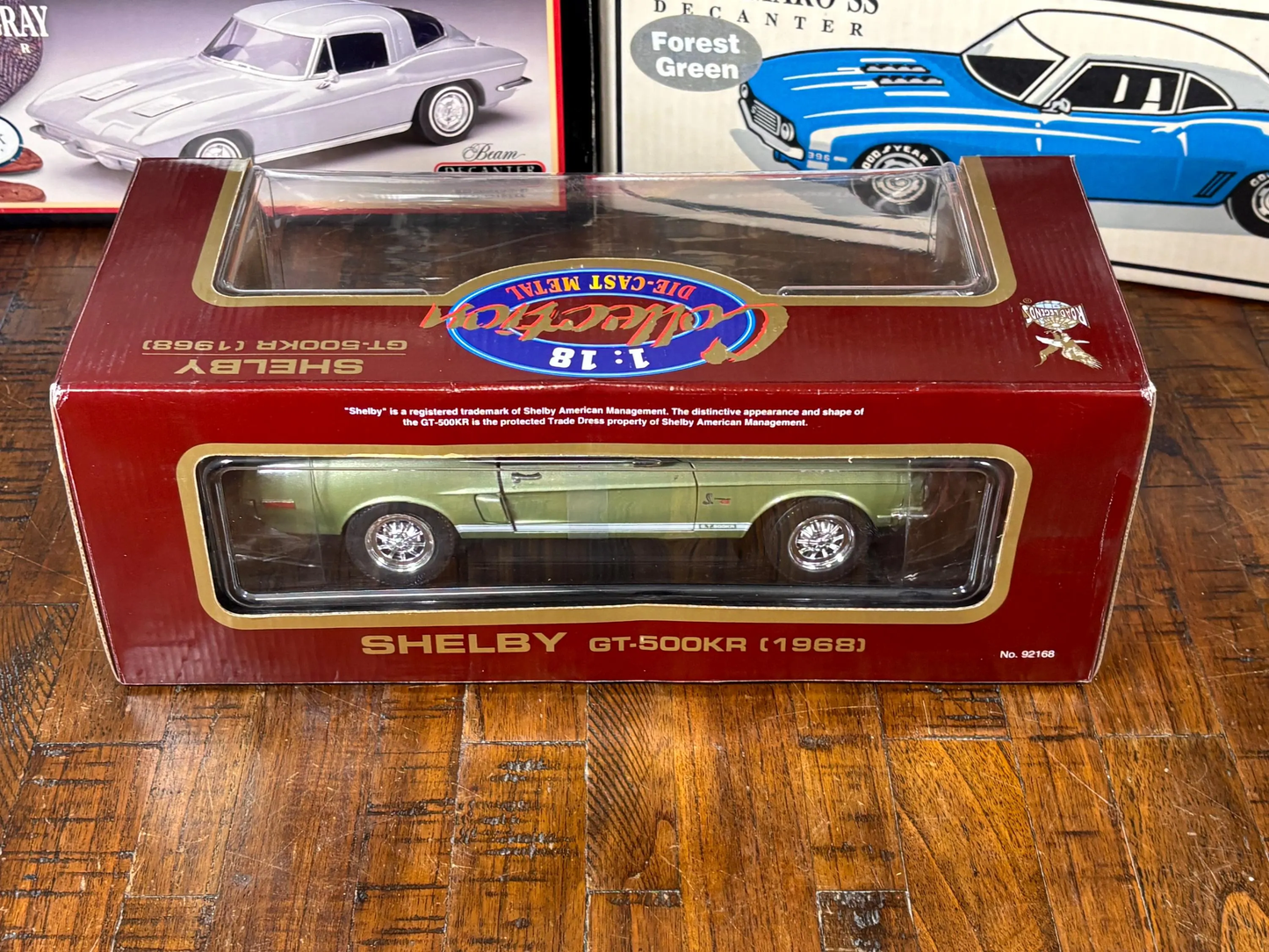 Road Signature Classic 1968 Green Shelby GT-500KR Diecast Car 1:18 Scale New