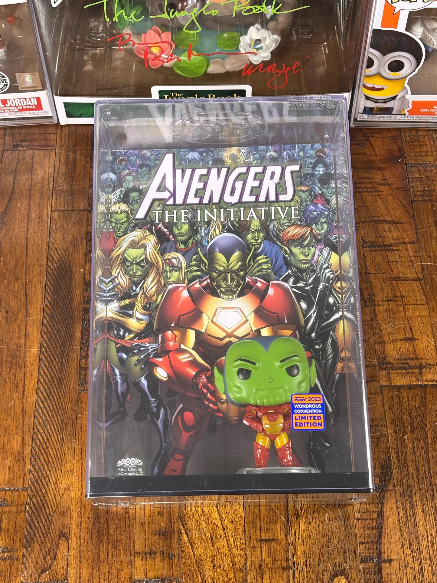 Funko POP! #16 Comic Cover Marvel Skrull Iron Man Protective Case WonderCon 2023