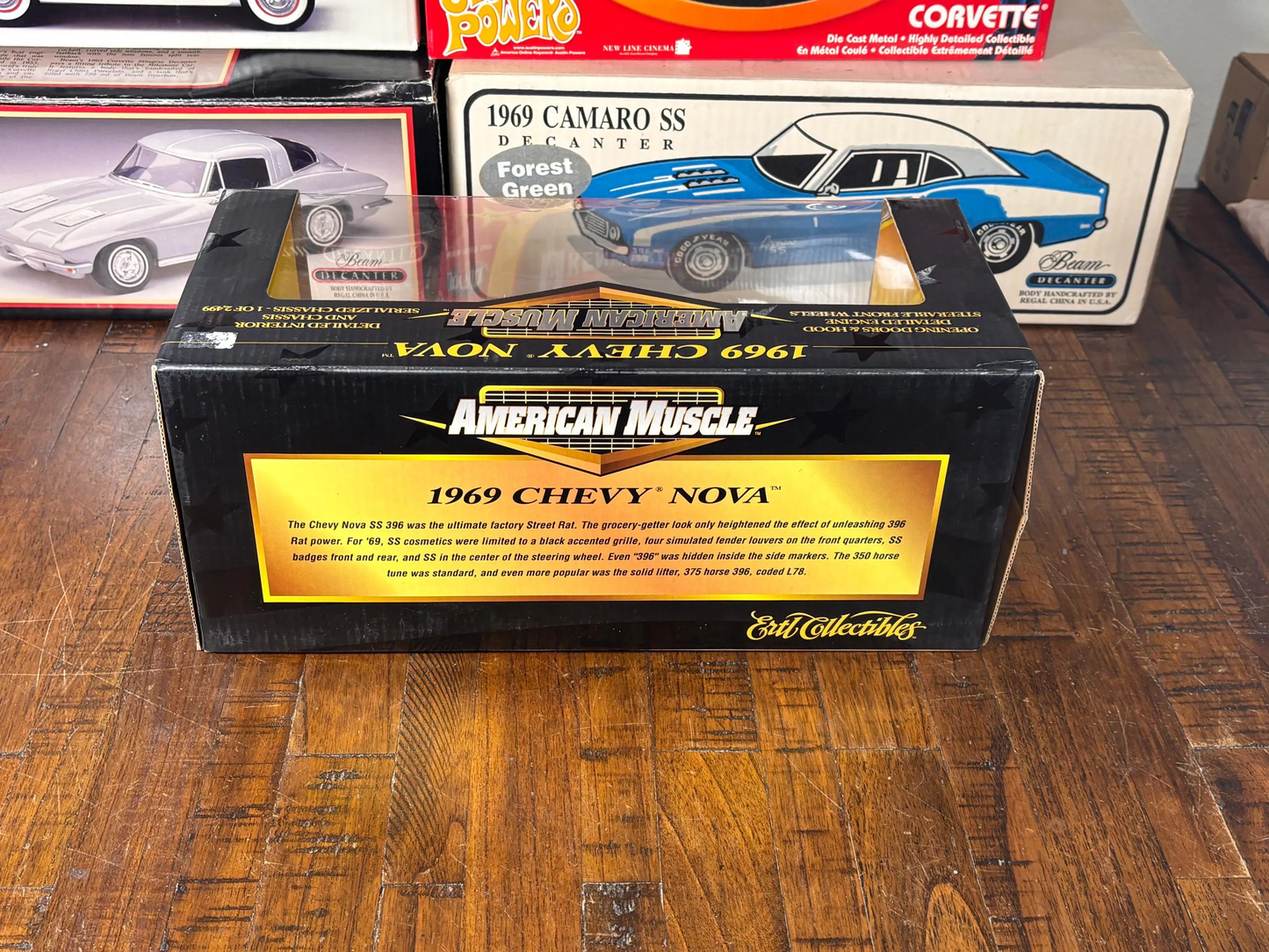 Ertl Collectibles American Muscle 1969 69 White Chevrolet Chevy Nova 1/2,499 New