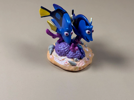 Disney Pixar Finding Dory Toy Figure Cake Topper Parents Jenny Charlie 2.5"