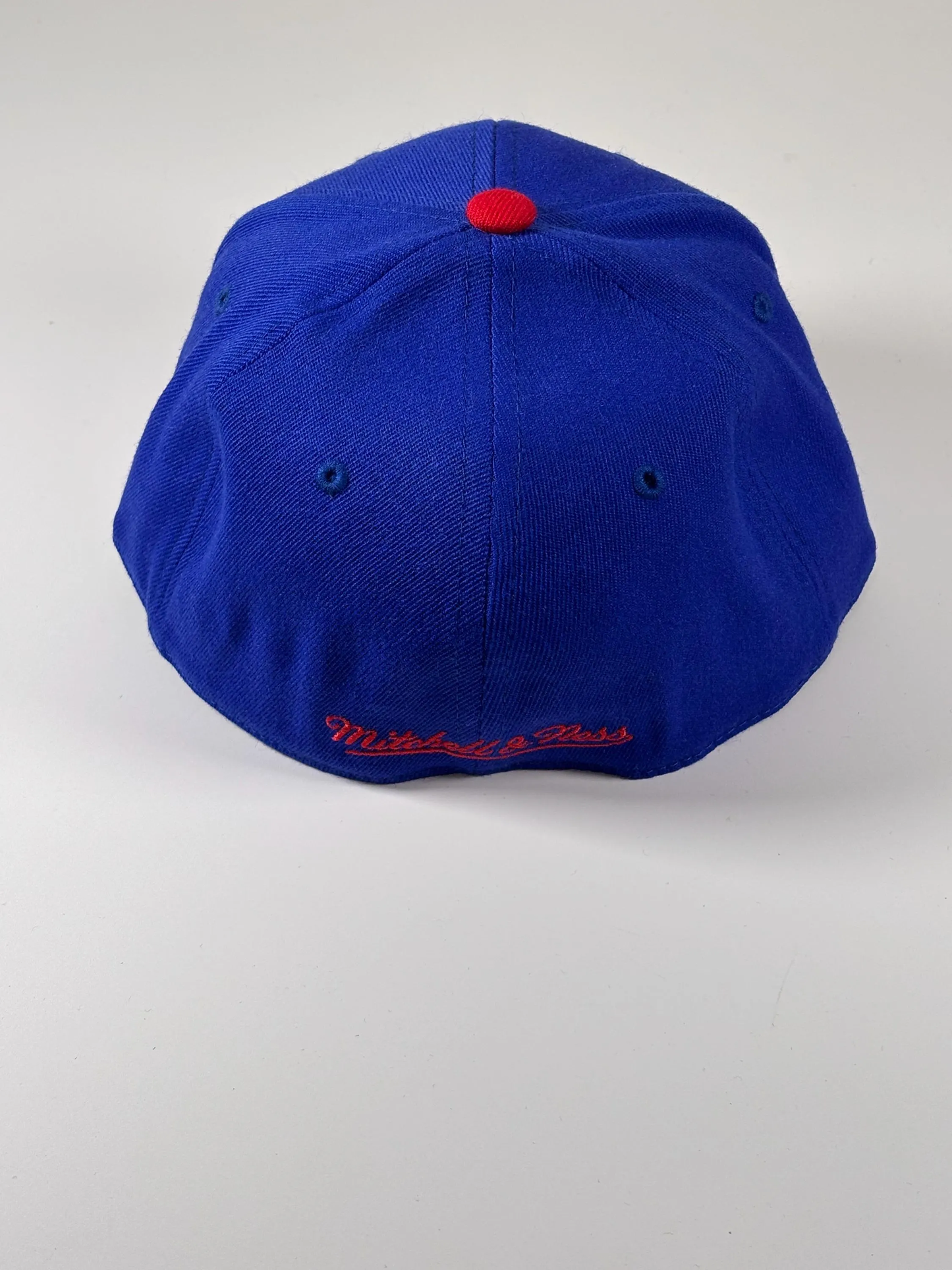 Mitchell & Ness Royal Red Denver Nuggets Hardwood Fitted Two-Tone 2.0 Hat New