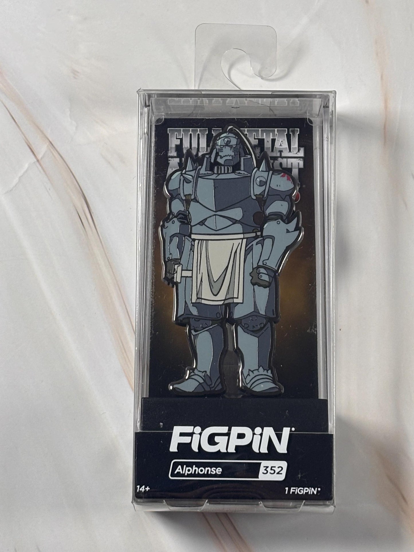 FiGPiN Fullmetal Alchemist Brotherhood Alphonse Elric #352 Pin Enamel Collectible New