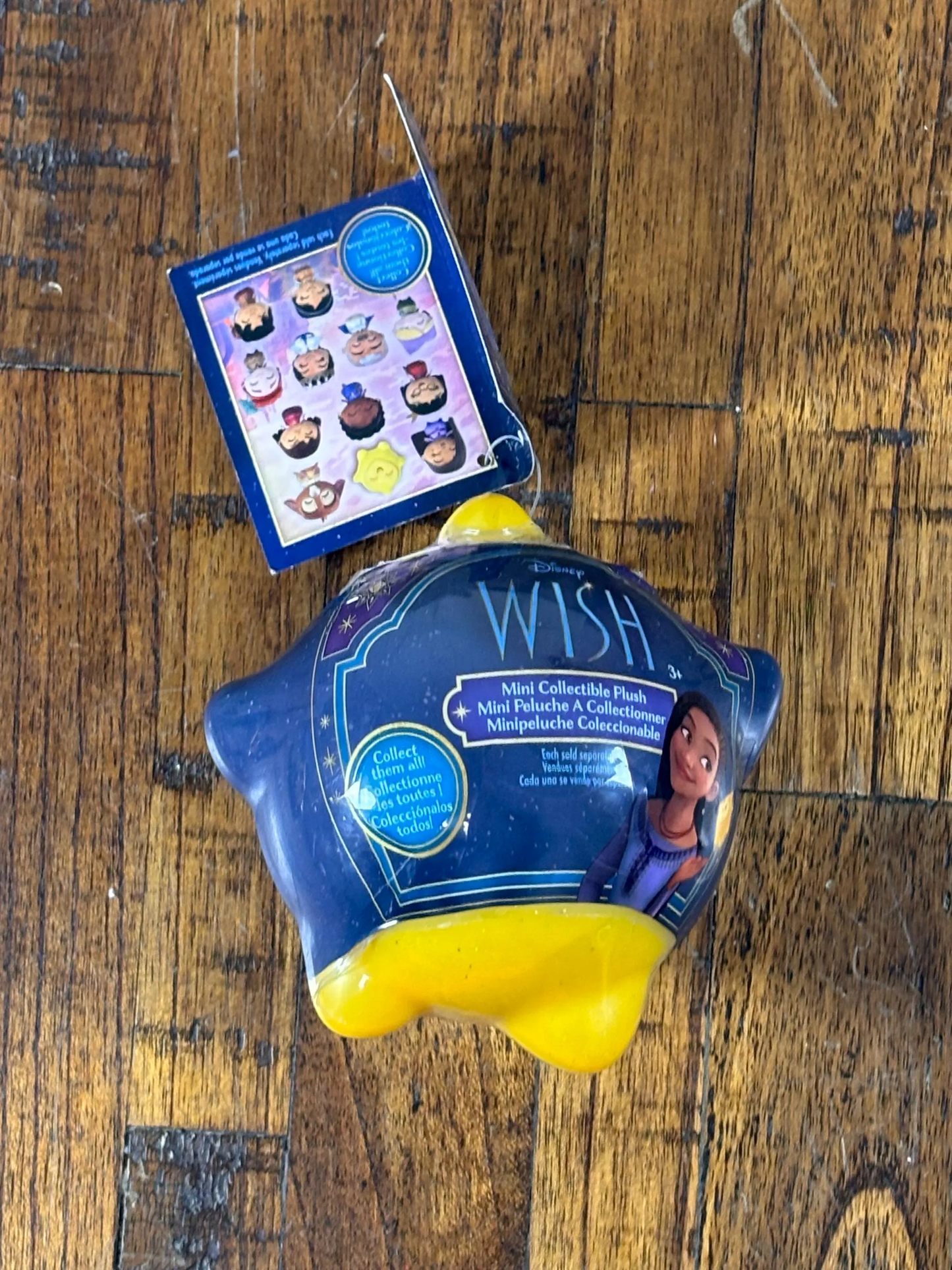 Disney Wish Mini Collectible 3-inch Plush Stuffed Animal Toy in Wishing Star New