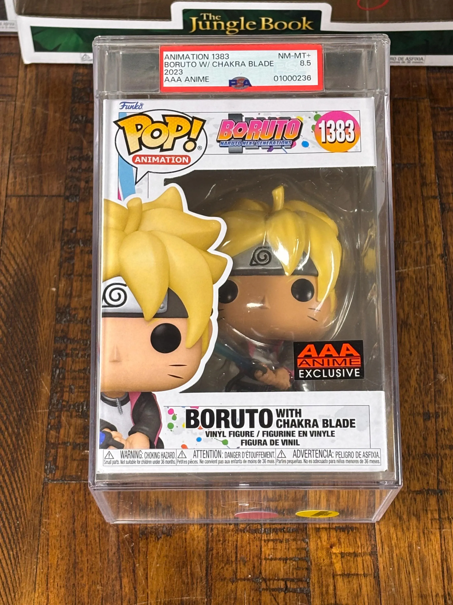 Funko Pop! Vinyl Naruto Boruto Chakra Blade AAA Anime Exclusive #1383 PSA 9 Mint