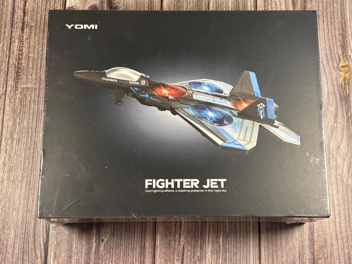 YOMI Fighter Jet Airplane Remote Controlled Drone Toy Plane With Lights New
