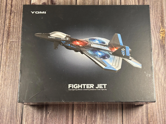 YOMI Fighter Jet Airplane Remote Controlled Drone Toy Plane With Lights New
