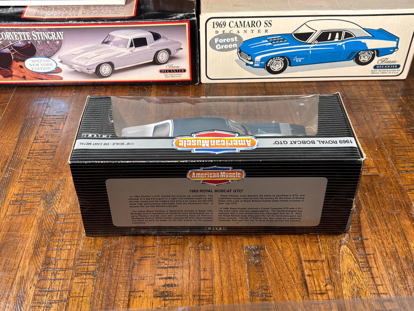 ERTL American Muscle 1:18 Scale 1969 Royal Bobcat GTO Crystal Turquoise Diecast