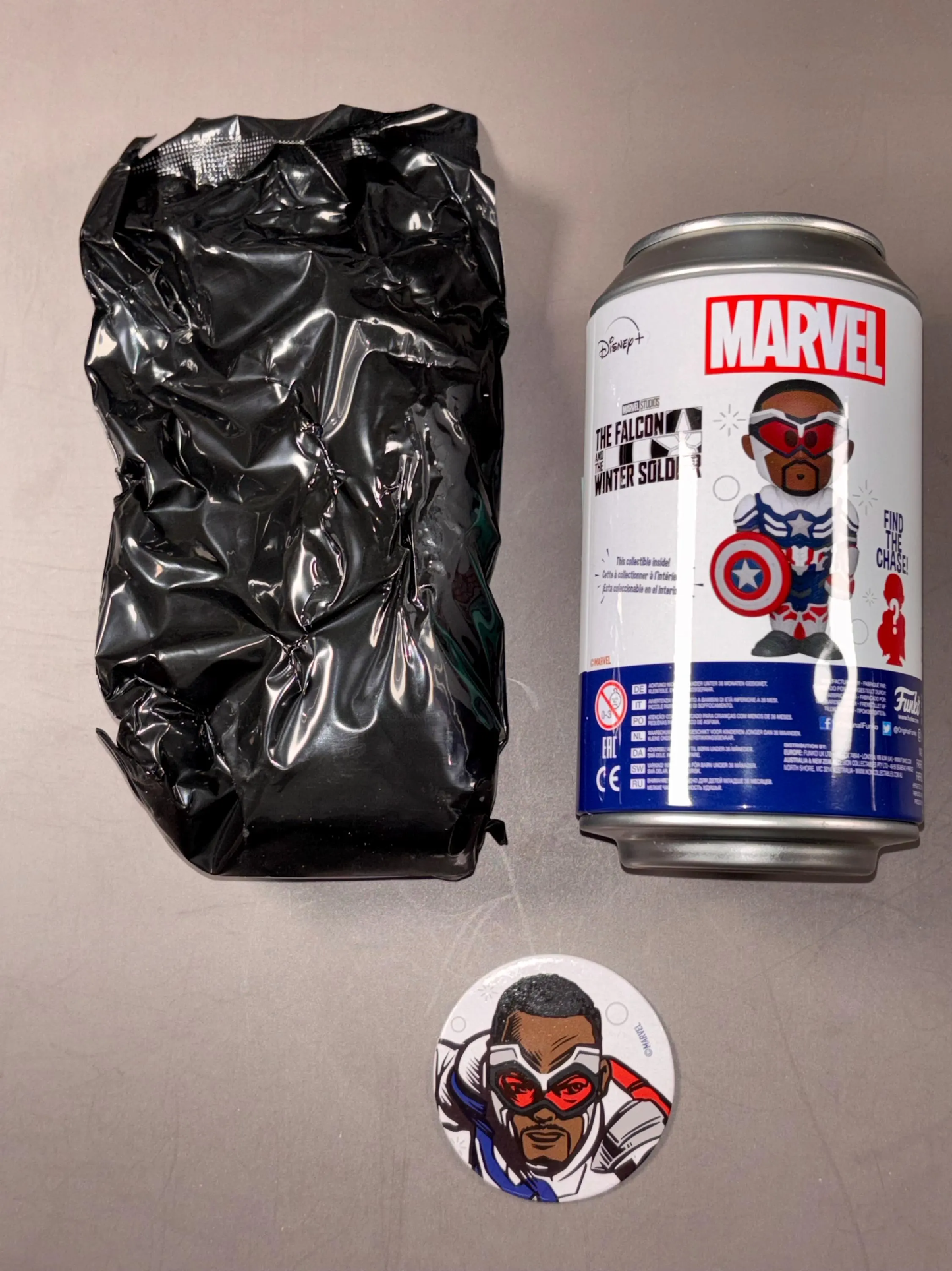 Funko Vinyl Soda: The Falcon Winter Soldier - Captain America 1/10,500 Common