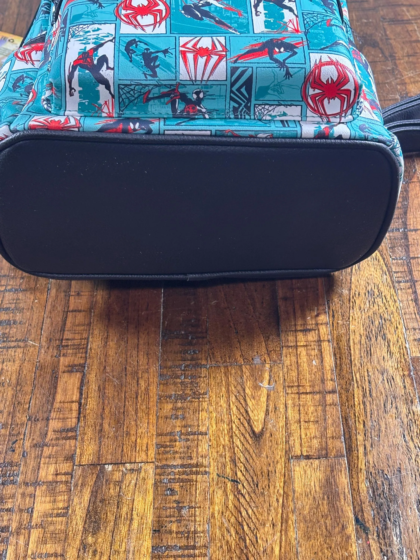 Disney Loungefly Marvel Spider-Man Across the Spider-Verse Comic Strip Mini-Backpack EE Entertainment Exclusive Limited Edition New NWT