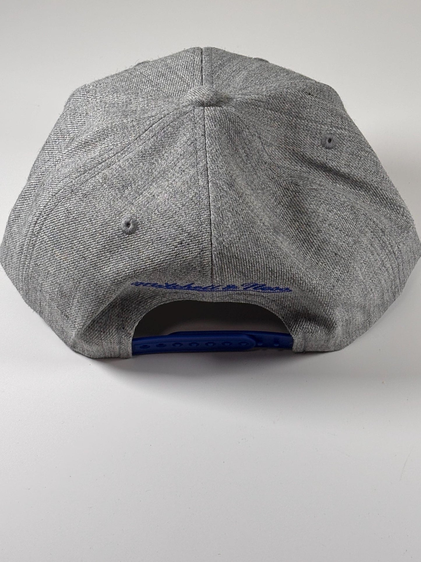 Mitchell & Ness Heathered Gray LA Los Angeles Lakers Hardwood Snapback Hat New