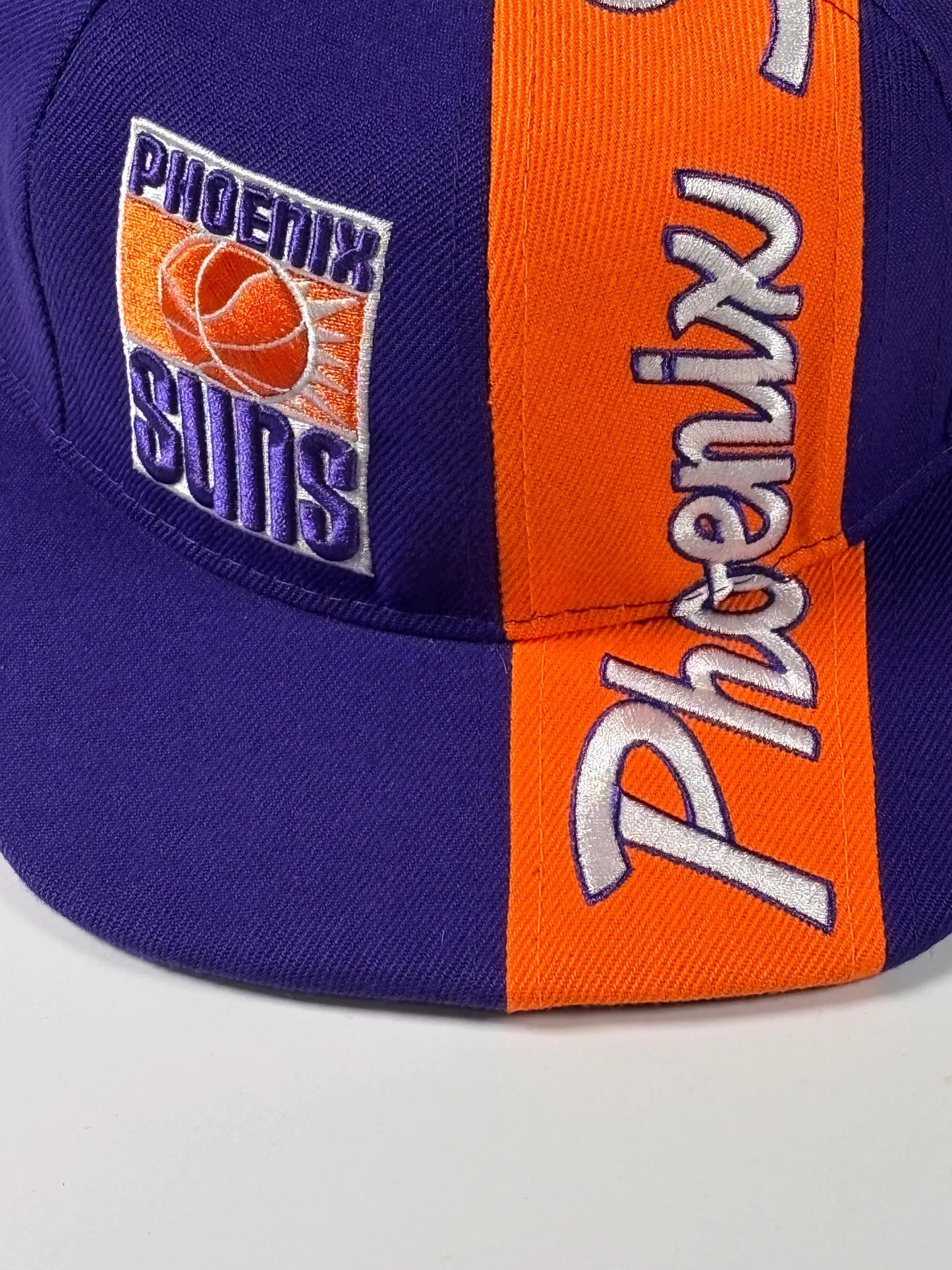 Mitchell & Ness Phoenix Suns Deadstock OT Purple Orange Era Snapback Hat Cap New