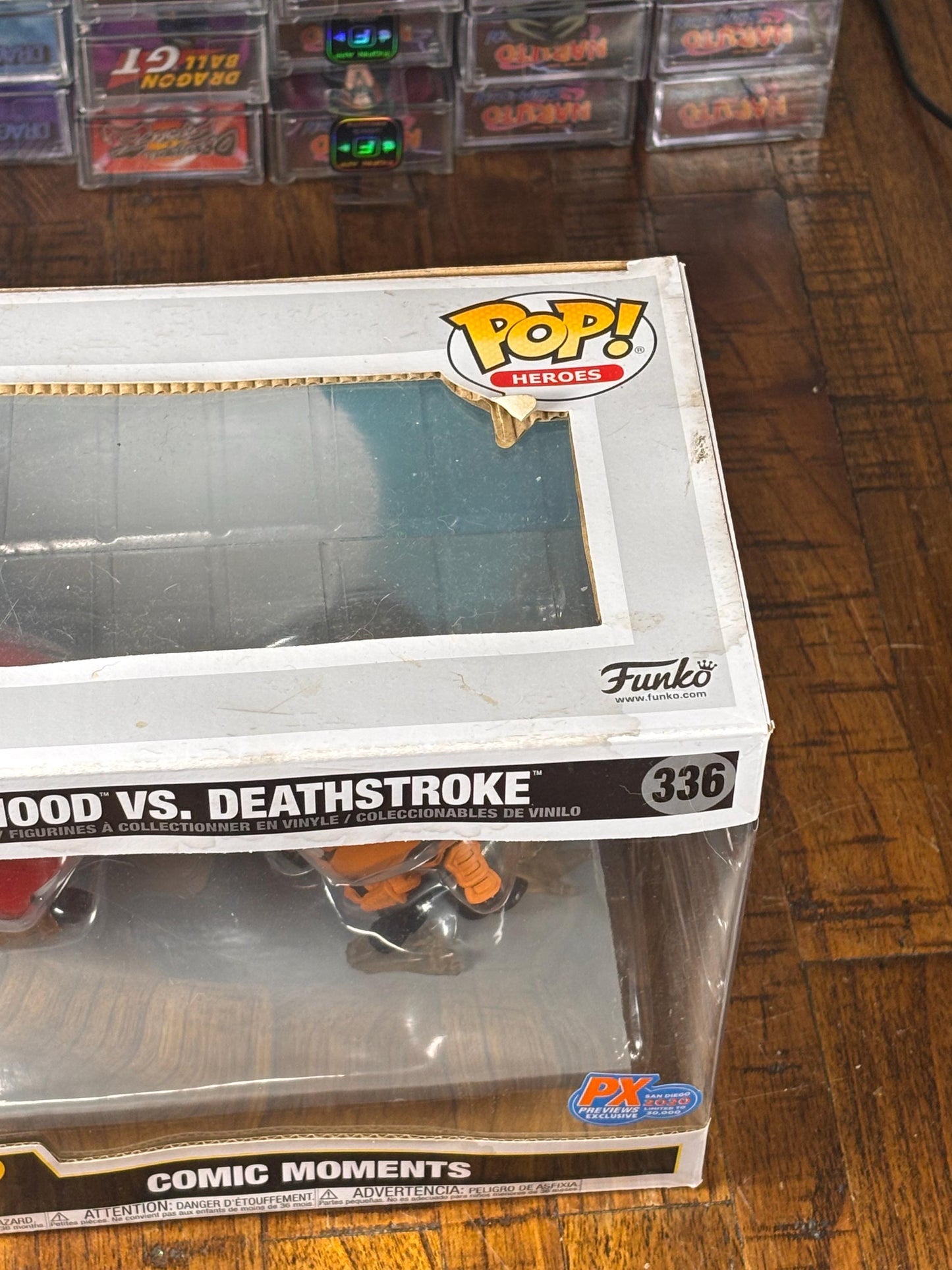 Funko Pop! 2 Pack DC Red Hood vs Deathstroke #336 PX Previews Exclusive New Vinyl Figure