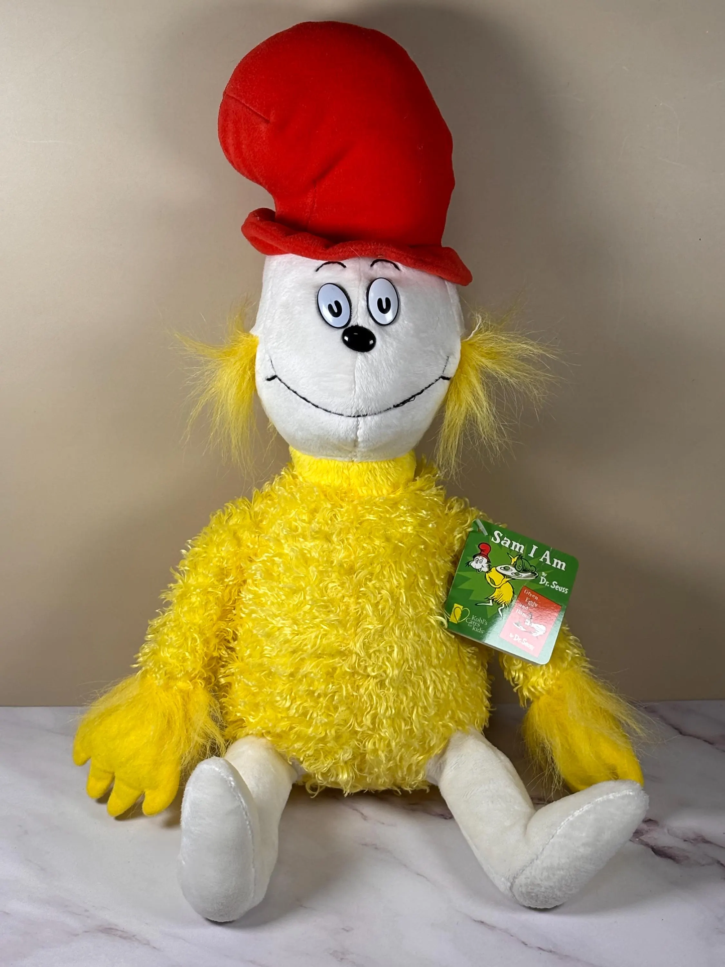 Dr. Seuss - Sam I Am - Green Eggs & Ham 17" Kohls Cares for Kids Plush New