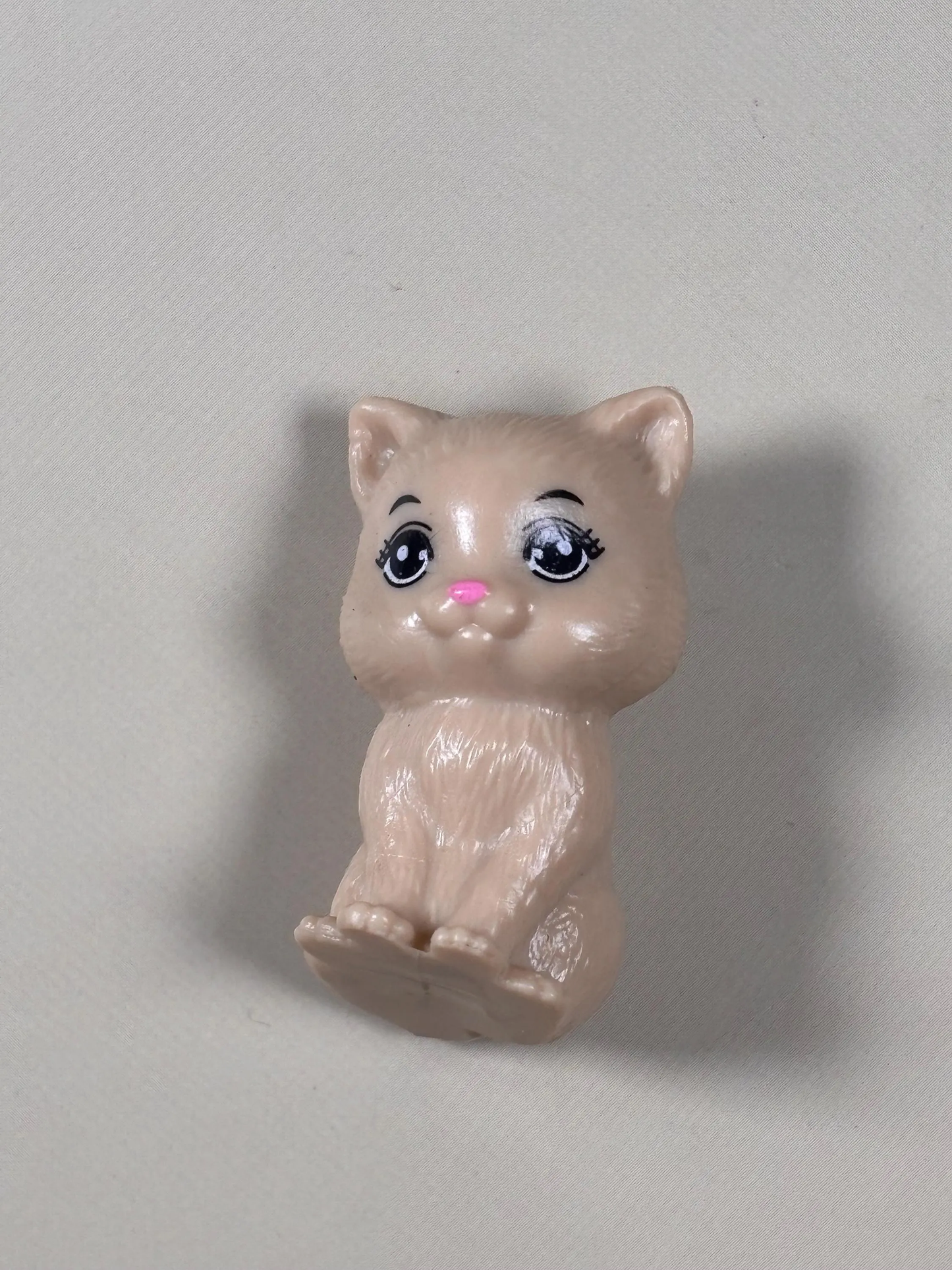 Barbie Baby Sitting Tan Cat Replacement Pet Animal Kitty Accessory Kitten Figure