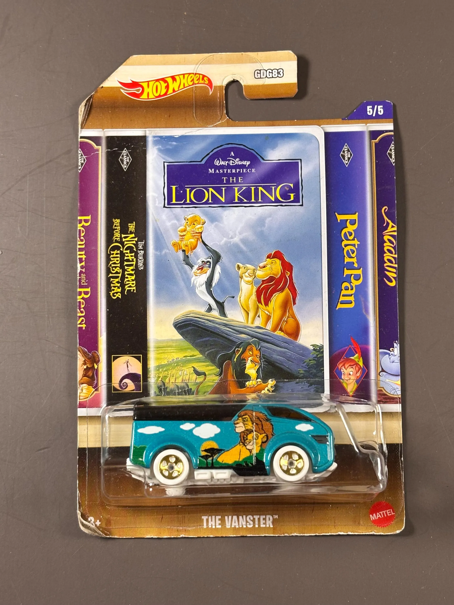Mattel Hot Wheels Disney Movie Series The Lion King The Vanster 5/5 New Diecast