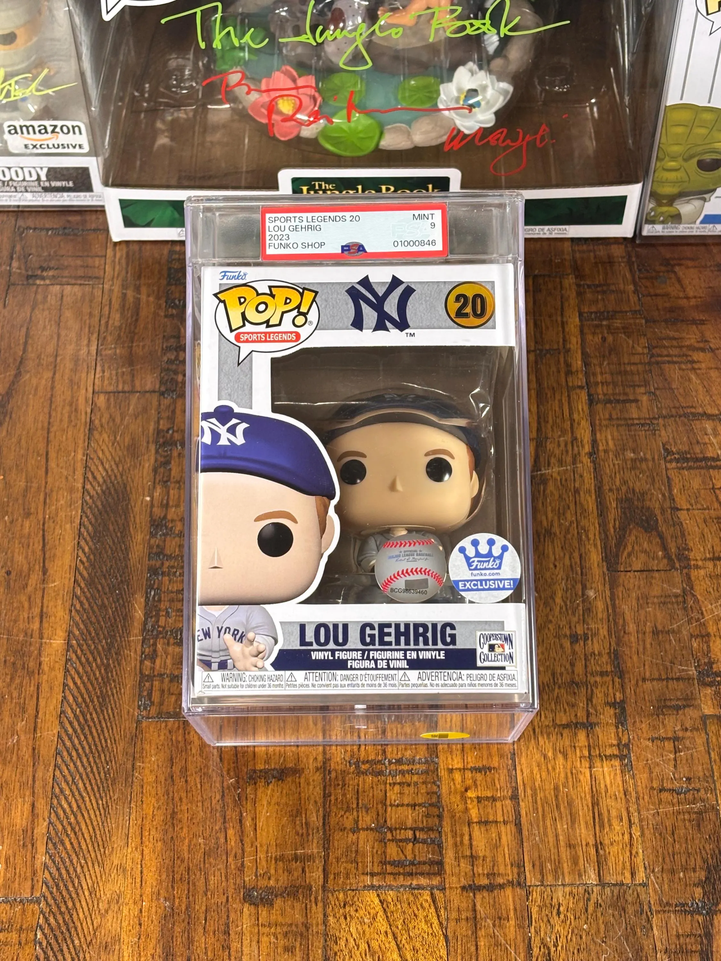 Funko Pop! Lou Gehrig New York Yankees #20 Shop Exclusive PSA 9 Mint MLB Baseball
