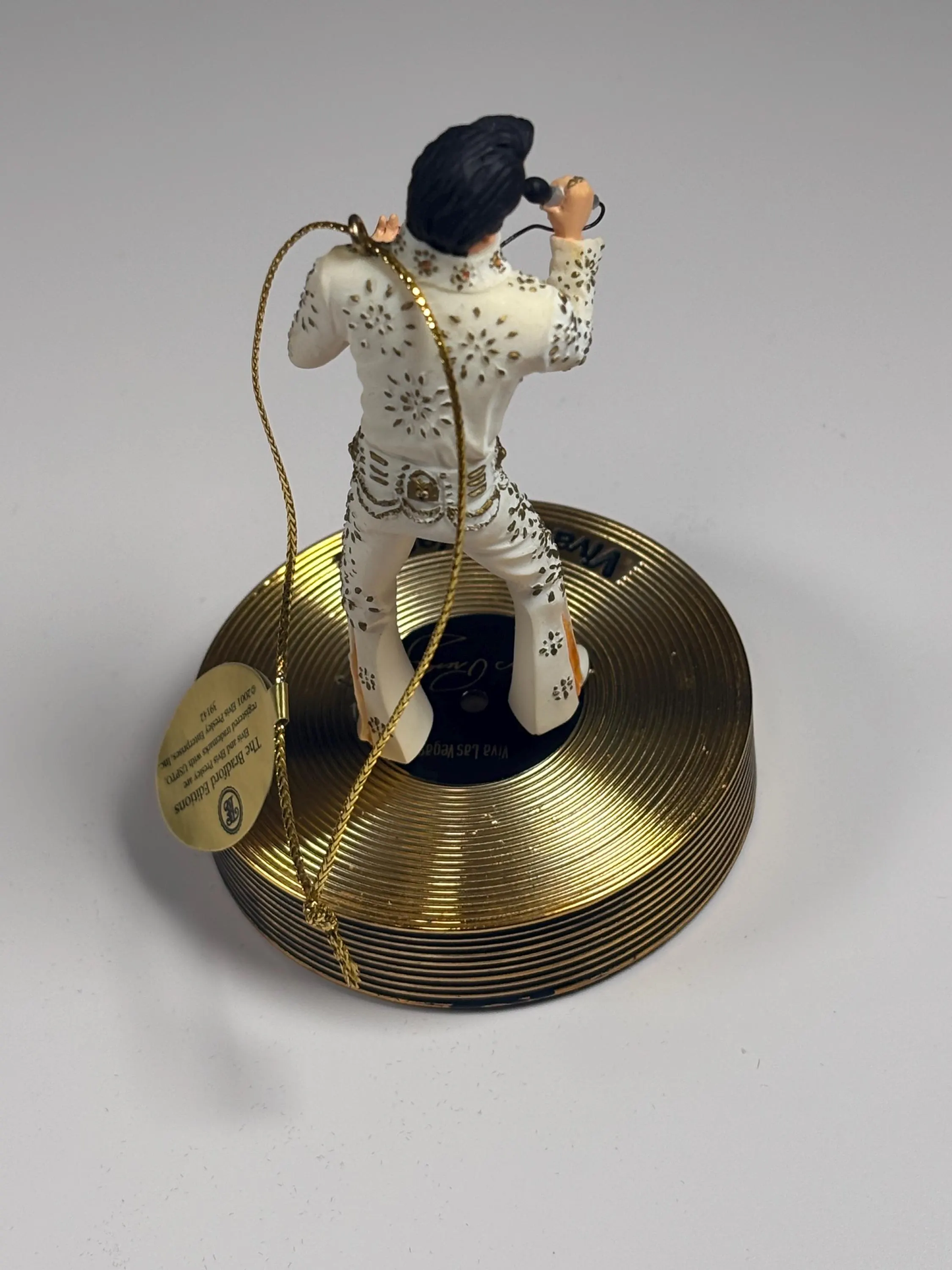 Bradford Editions Elvis Solid Gold Christmas Ornament Collection Viva Las Vegas