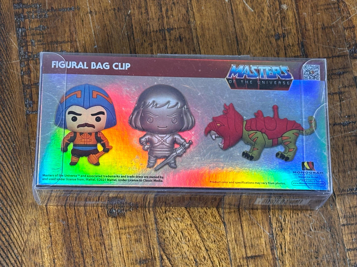 Masters Of The Universe Figural Bag Clip MOTU Monogram Walmart Exclusive New 3 Pack