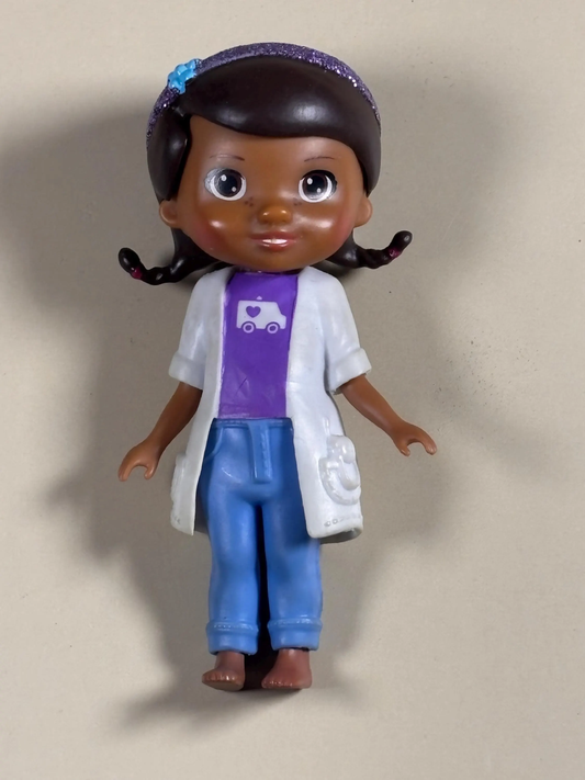Doc Dottie McStuffins Disney Just Play Junior Figure Doll Plastic Toy 3.5”