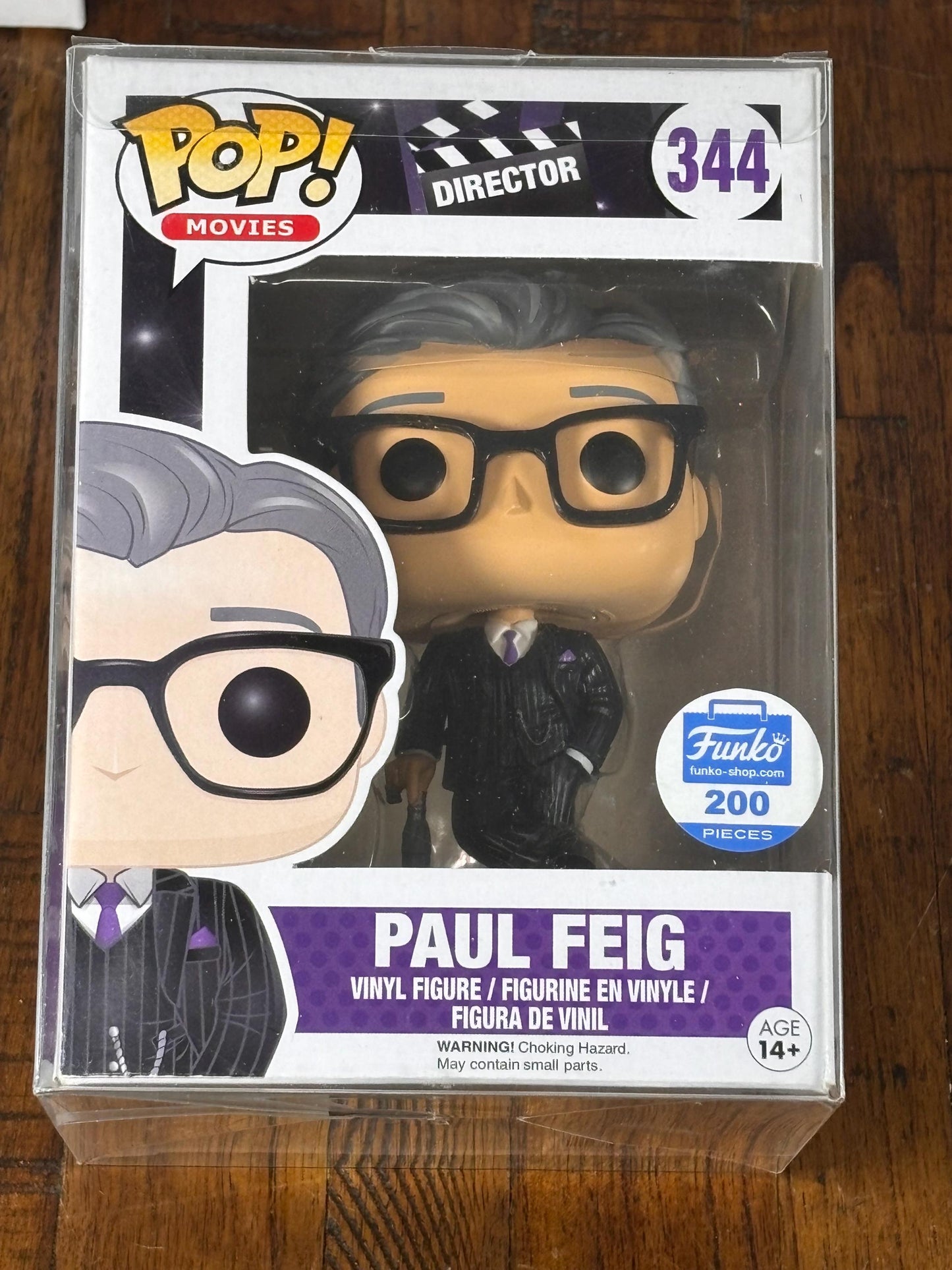Funko Pop! Movies Ghostbusters Director 344 Paul Feig 200 Piece Limited Edition