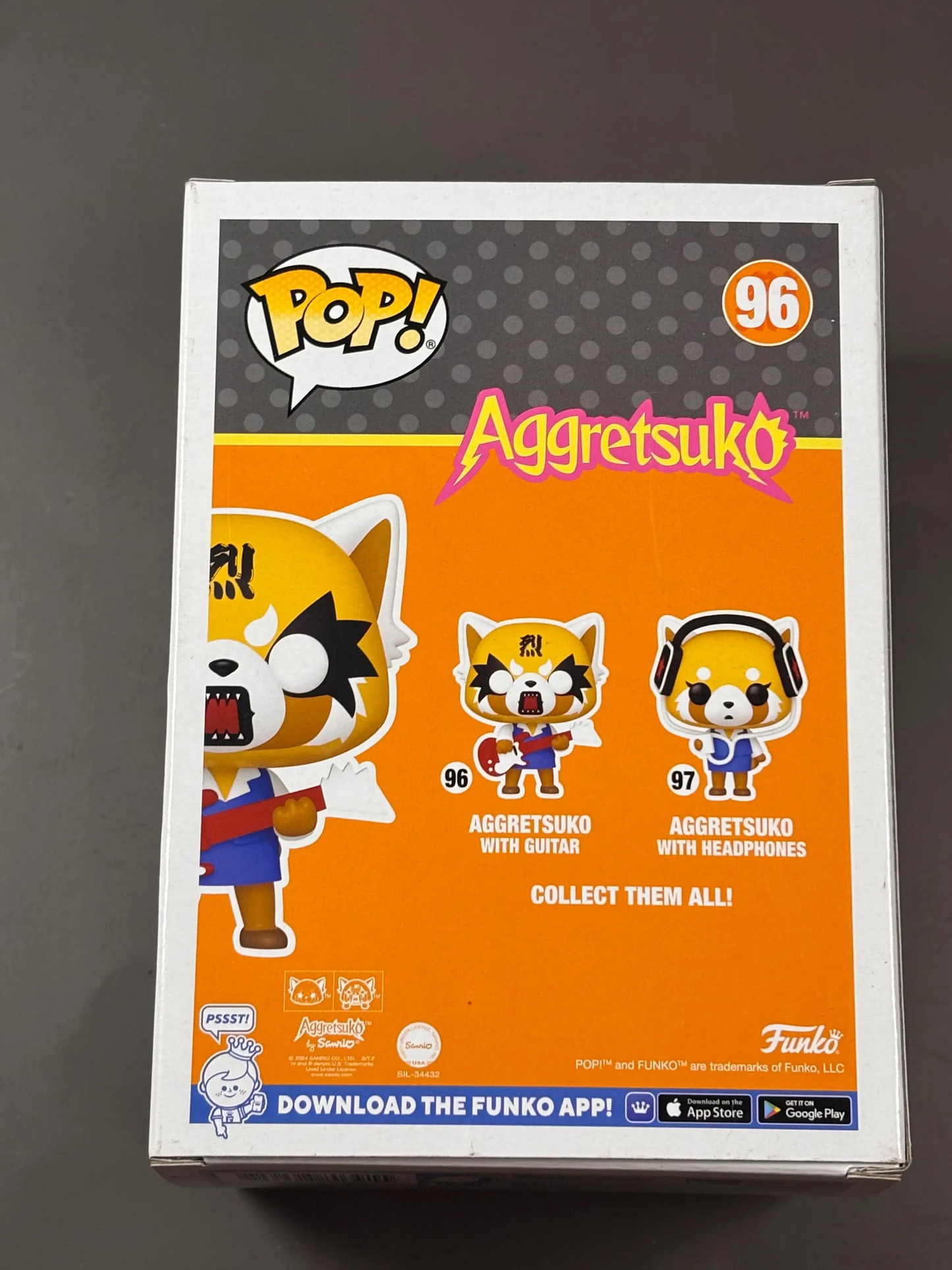 Funko Pop! Vinyl: Aggretsuko with Guitar #96 Vinyl Figure Anime