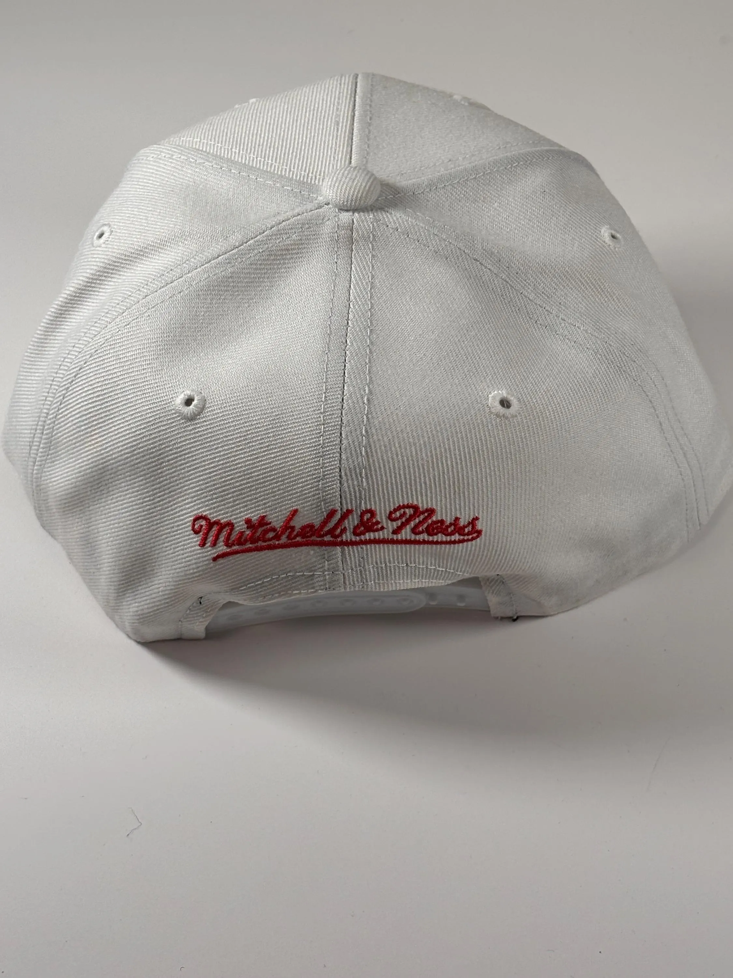 Mitchell & Ness Chicago Bulls White 1991 NBA Finals Champions Snapback Hat New