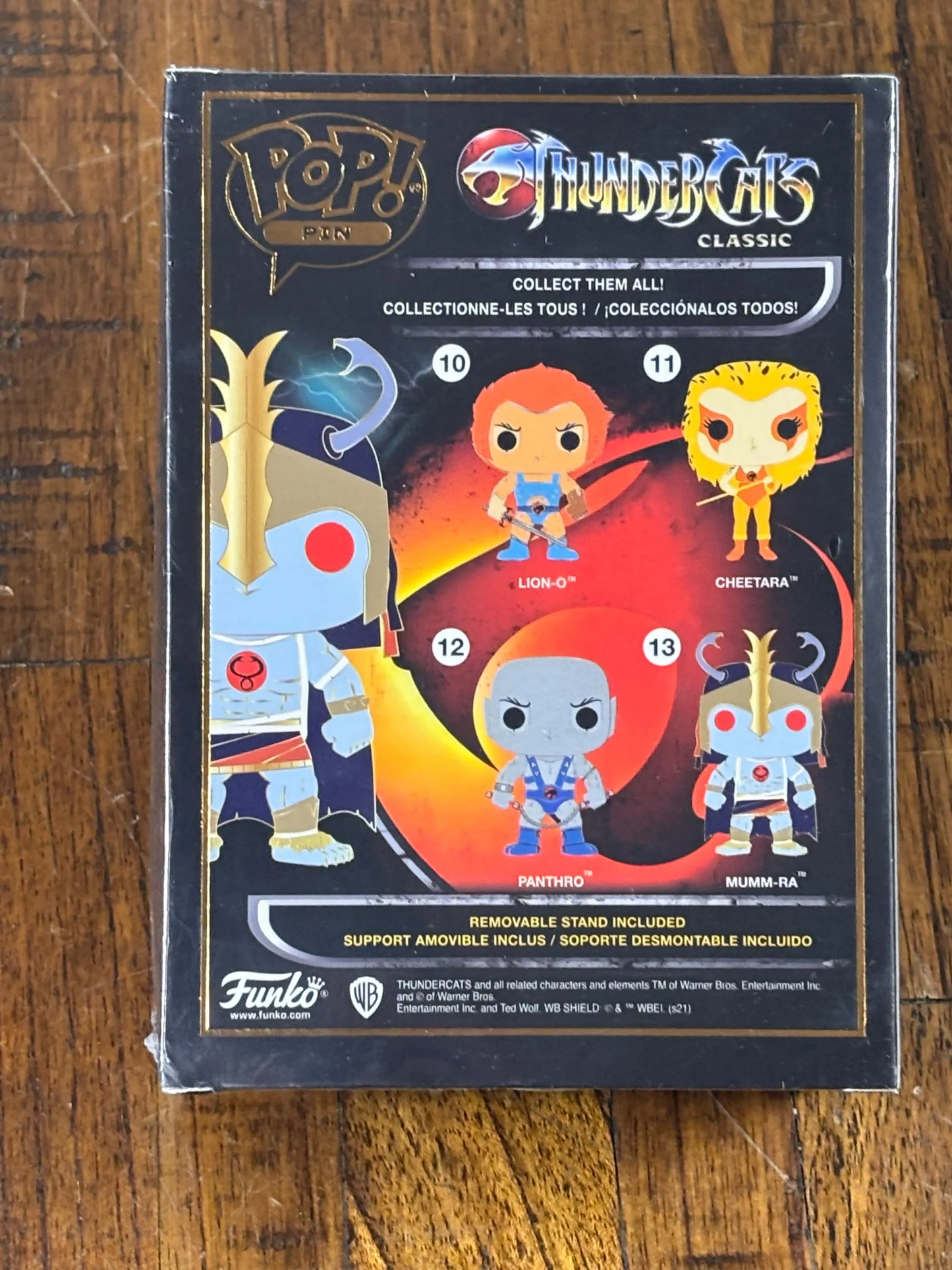 Pop! Pin Funko Mumm-Ra ThunderCats Classics #13 Enamel Pin Collectible New