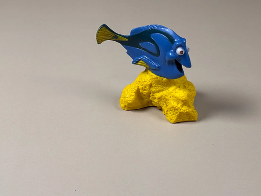 Disney Finding Dory Nemo Figure Collectible Toy Cake Topper 2” Blue Fish