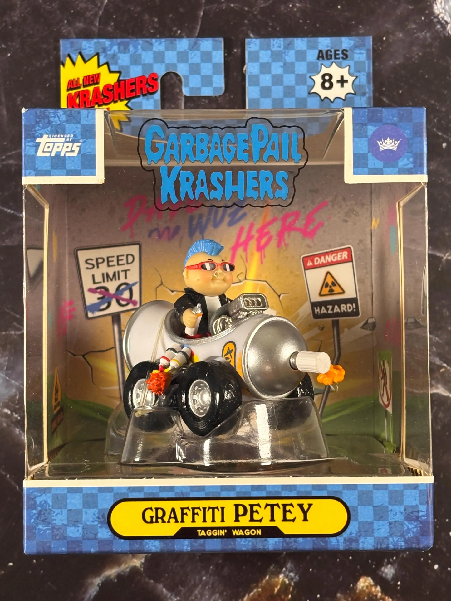 Topps Garbage Pail Kids Taggin Wagon Krasher Series New Wave Dave Loyal Subjects Vinyl Figure New