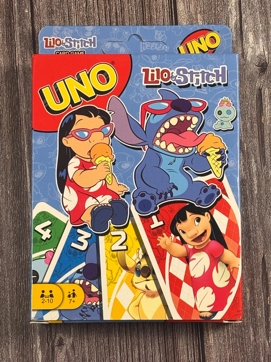 UNO Disney’s Lilo and Stitch Card Game for Kids, Adults & Family New Mattel
