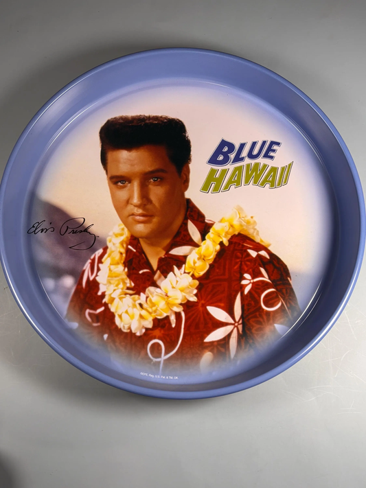Elvis Presley Blue Hawaii 13" Tray Plate - Tin Box Company