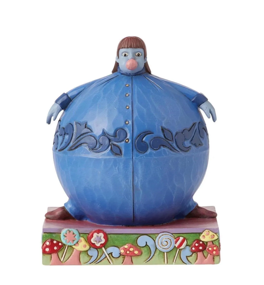 Jim Shore Willy Wonka Violet Blowing Bubble Figurine 6013725 Charlie Chocolate