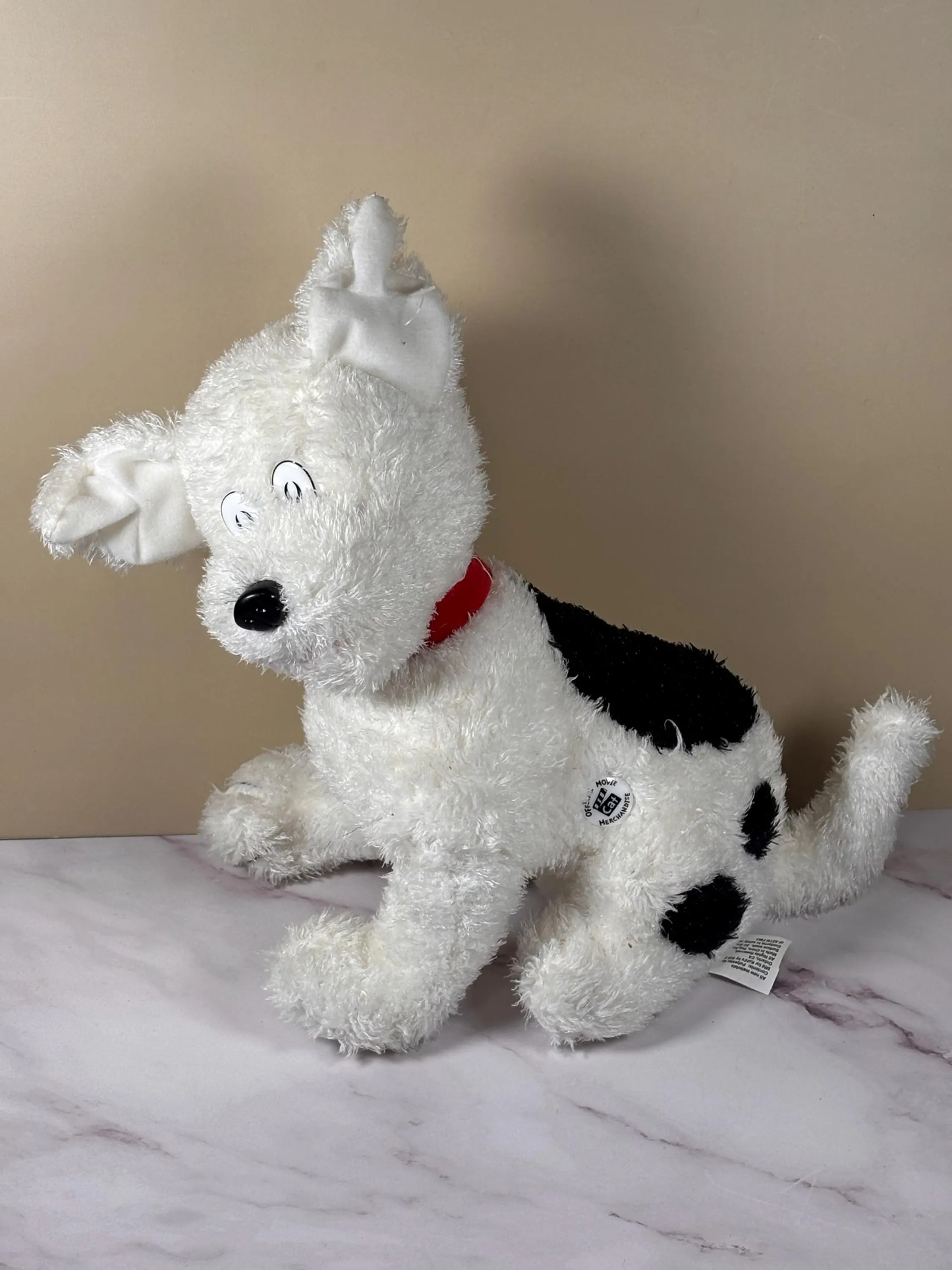 Kohls Dr Seuss The Cat in the Hat - Nevins Black White Dog Plush Animal 2003 12”
