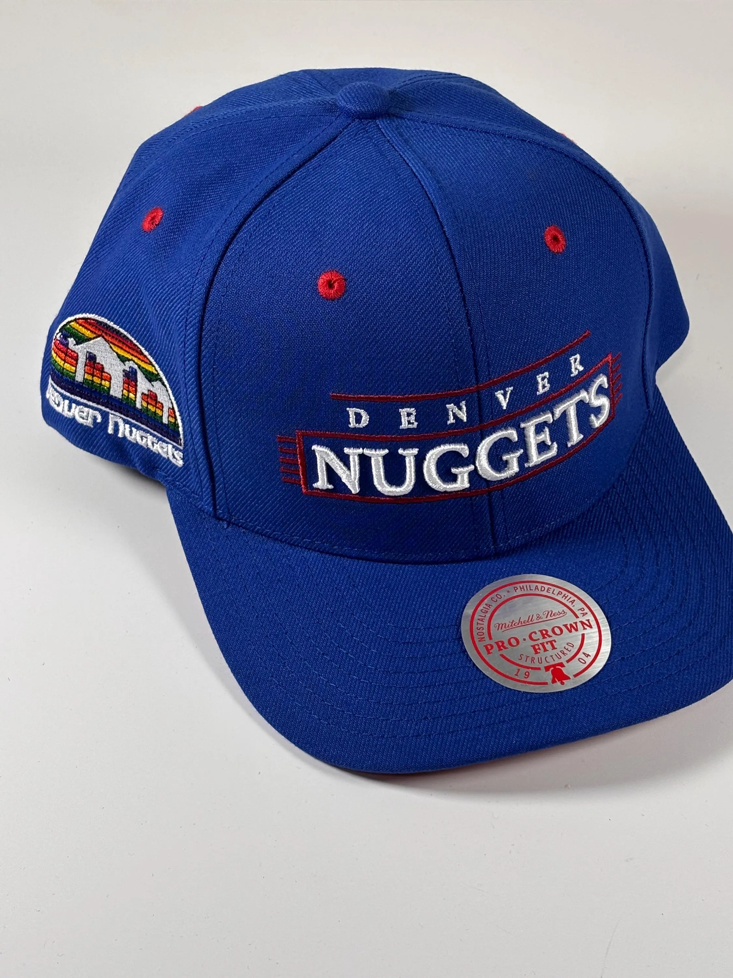 Mitchell & Ness Denver Nuggets Nba Pro Low Fit Snapback Hardwood Hat Cap New