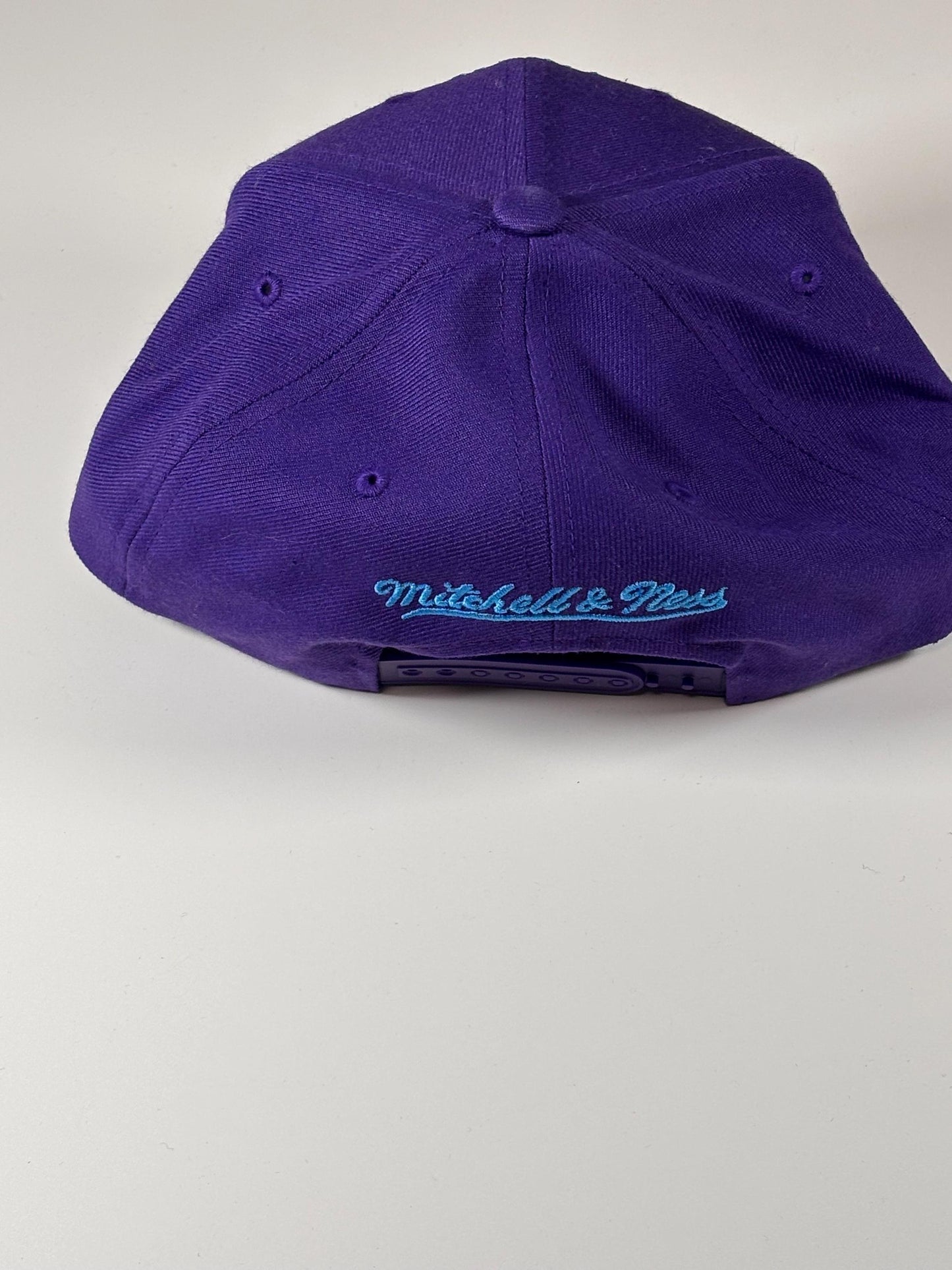 Mitchell & Ness Utah Jazz Land of the Saints ZZ Purple Snapback Hat Cap New