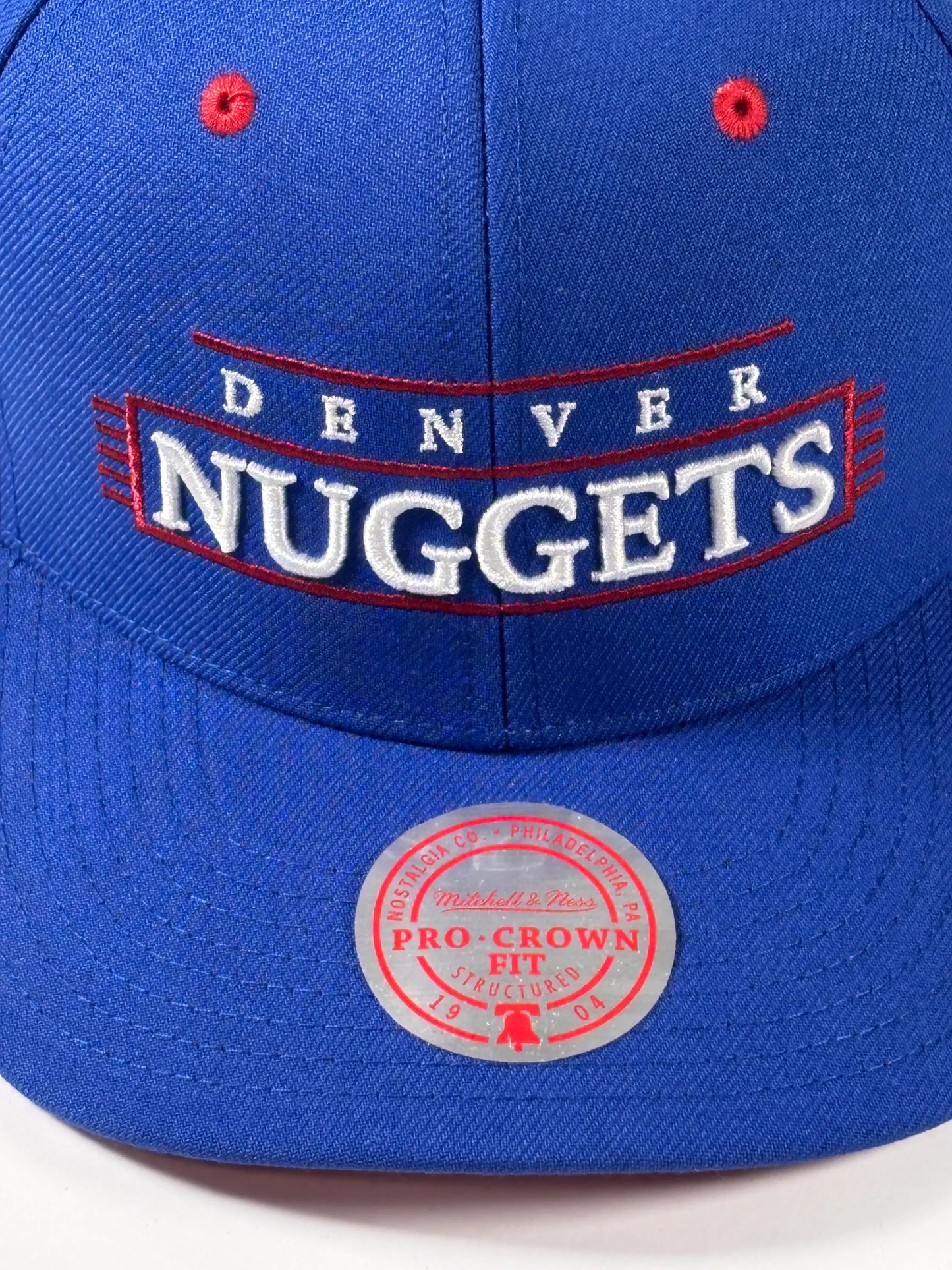 Mitchell & Ness Denver Nuggets Nba Pro Low Fit Snapback Hardwood Hat Cap New