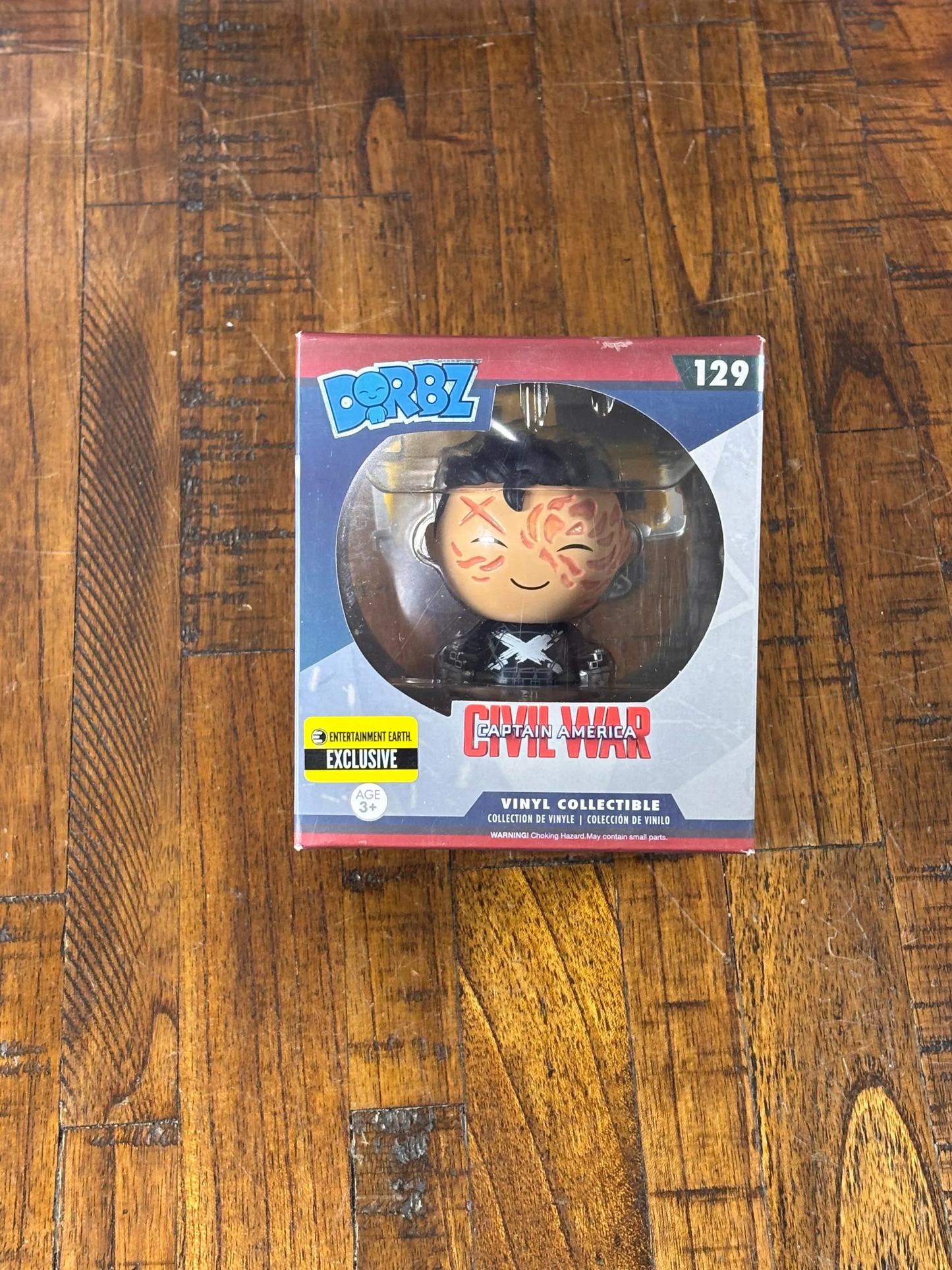 Dorbz Crossbones Unmasked #129 Marvel Avengers Civil War Vinyl Figure EEE New