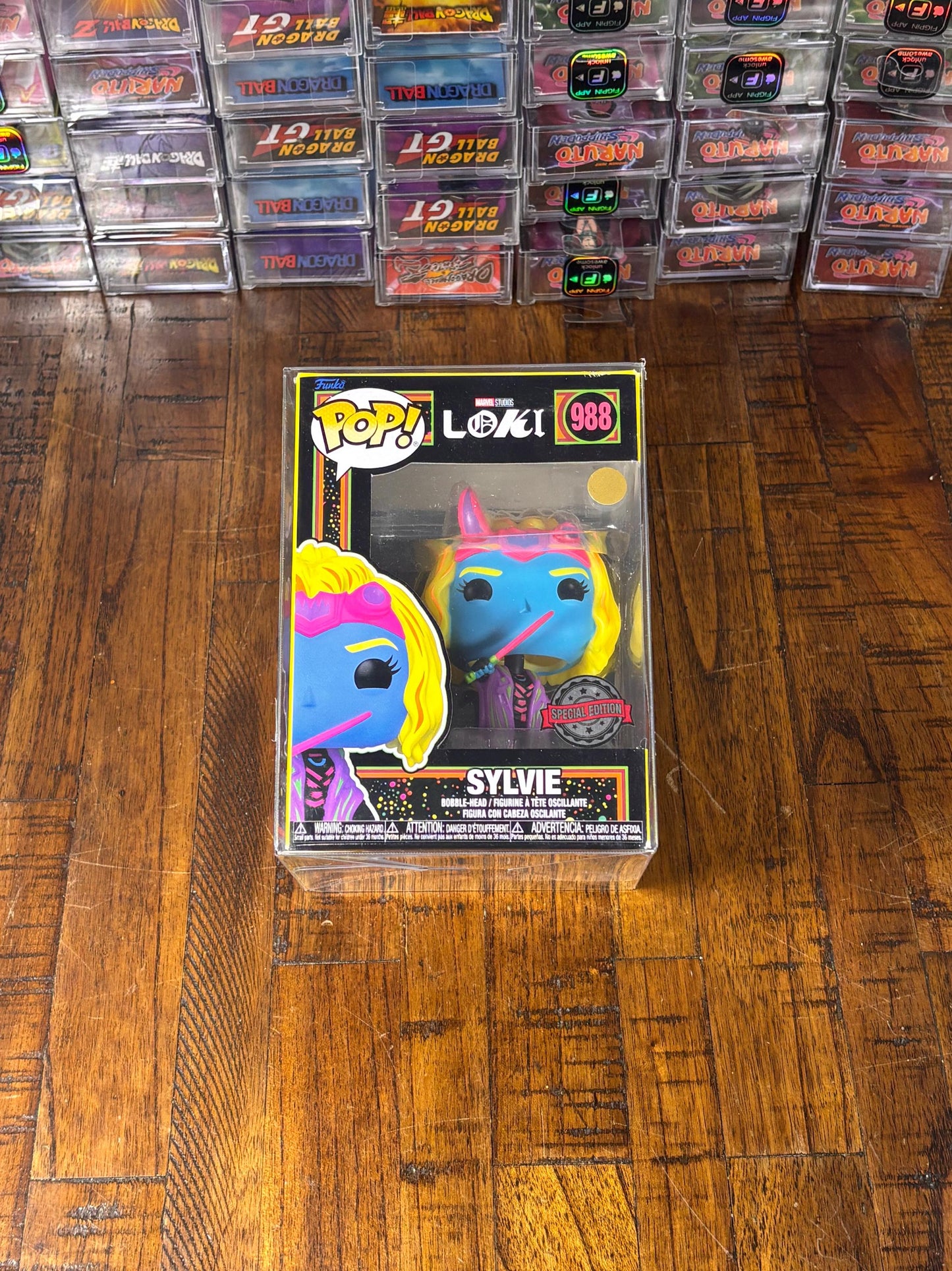 Funko Pop! Marvel Sylvie Black Light Special Edition Exclusive #988 New Vinyl Figure
