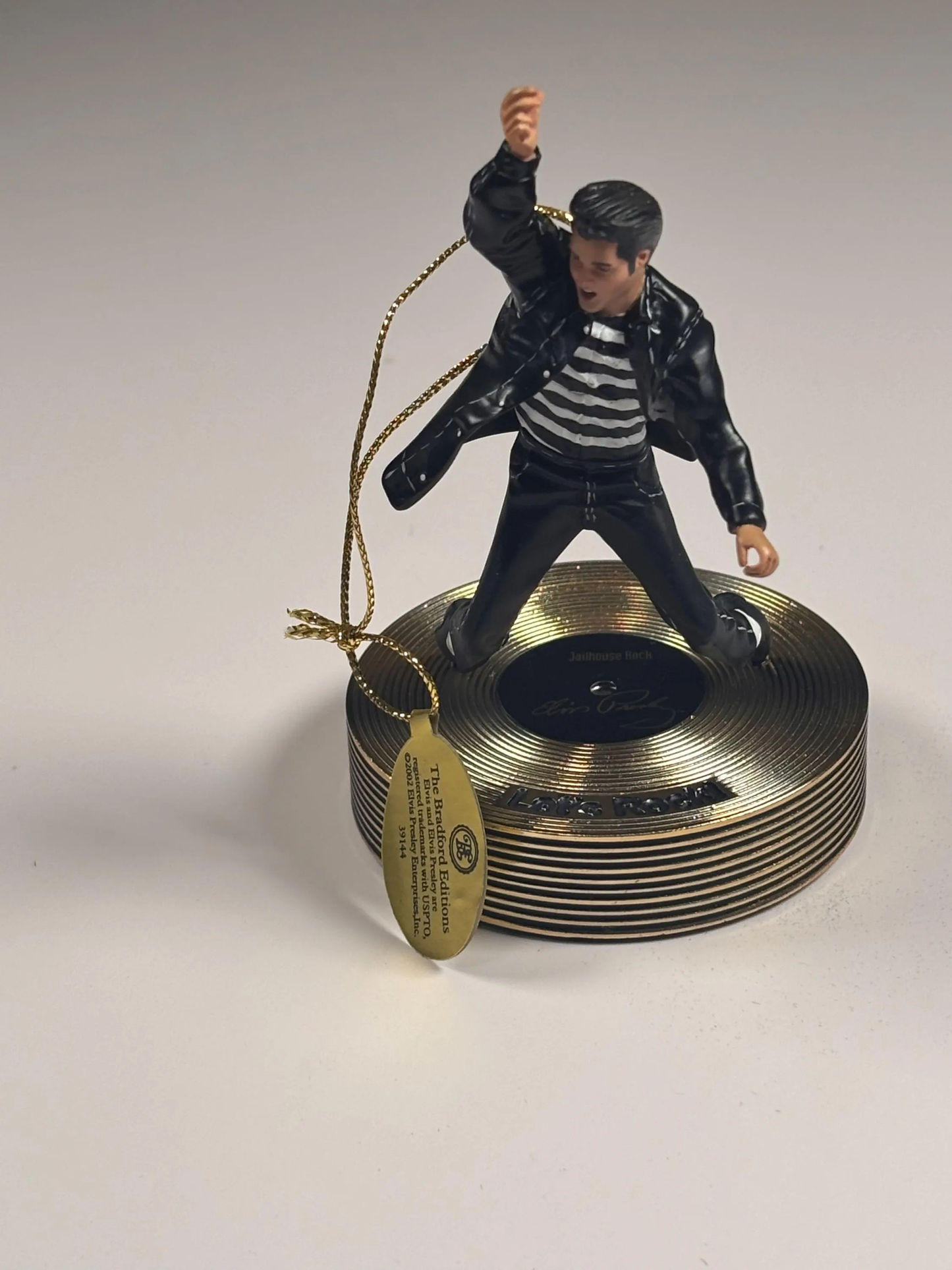 Bradford Editions Elvis Solid Gold Christmas Ornament Collection Lets Rock