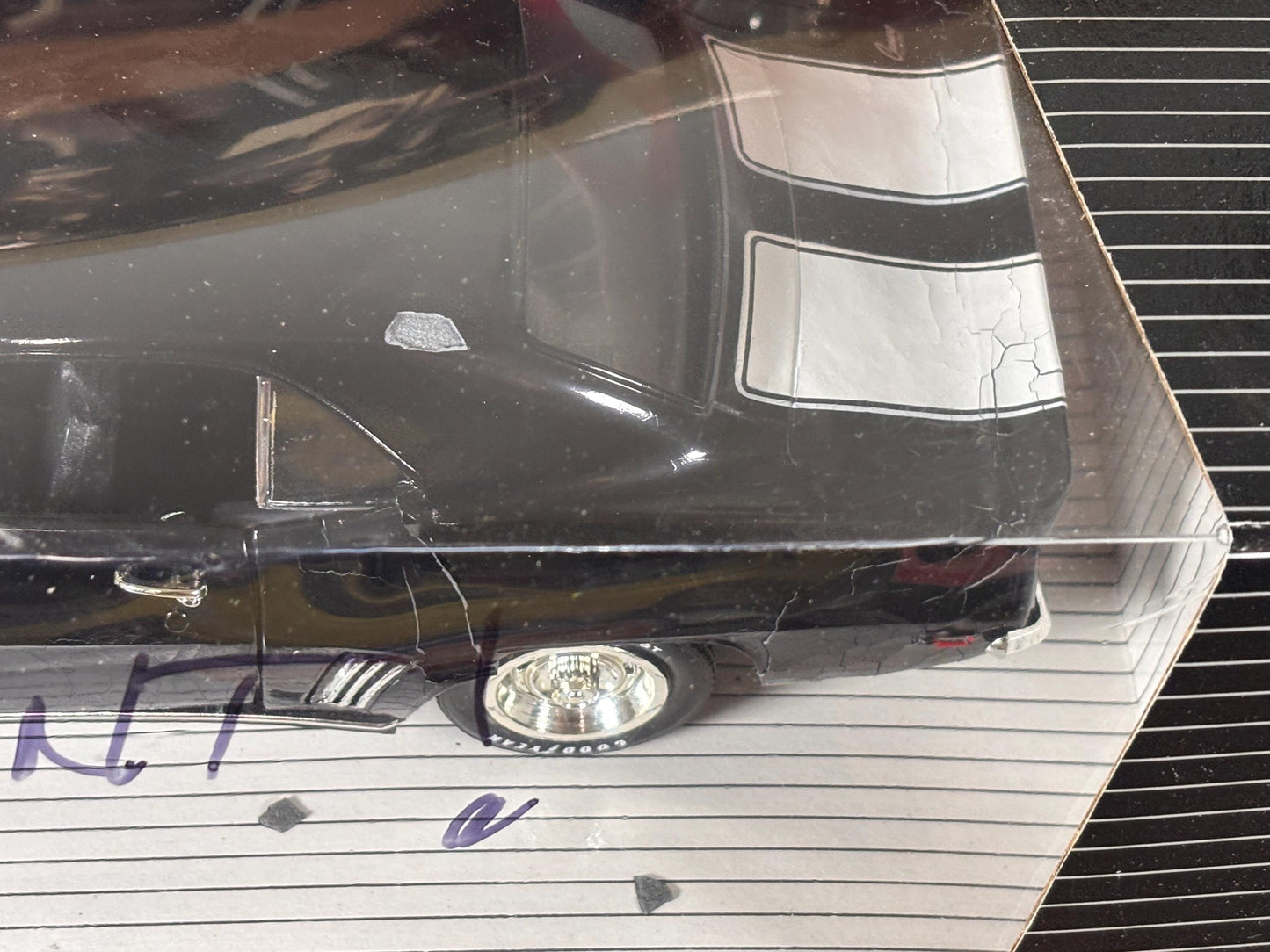 ERTL American Muscle '69 Black Chevy Camaro Z/28 1/18 Scale Die Cast Metal Car