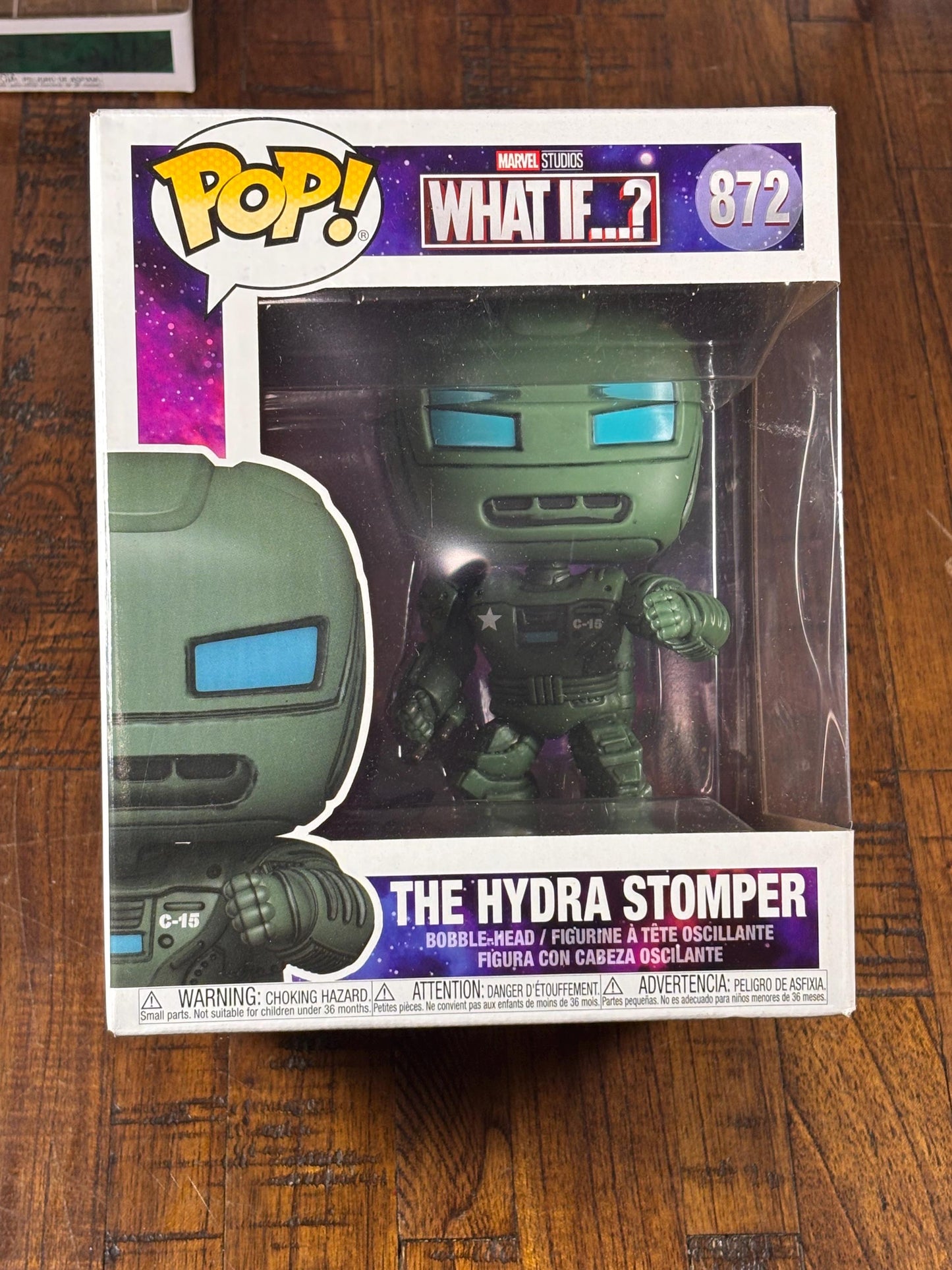 Funko Pop The Hydra Stomper #872 Marvel Studios What If...? 6 Inch Vinyl Figure