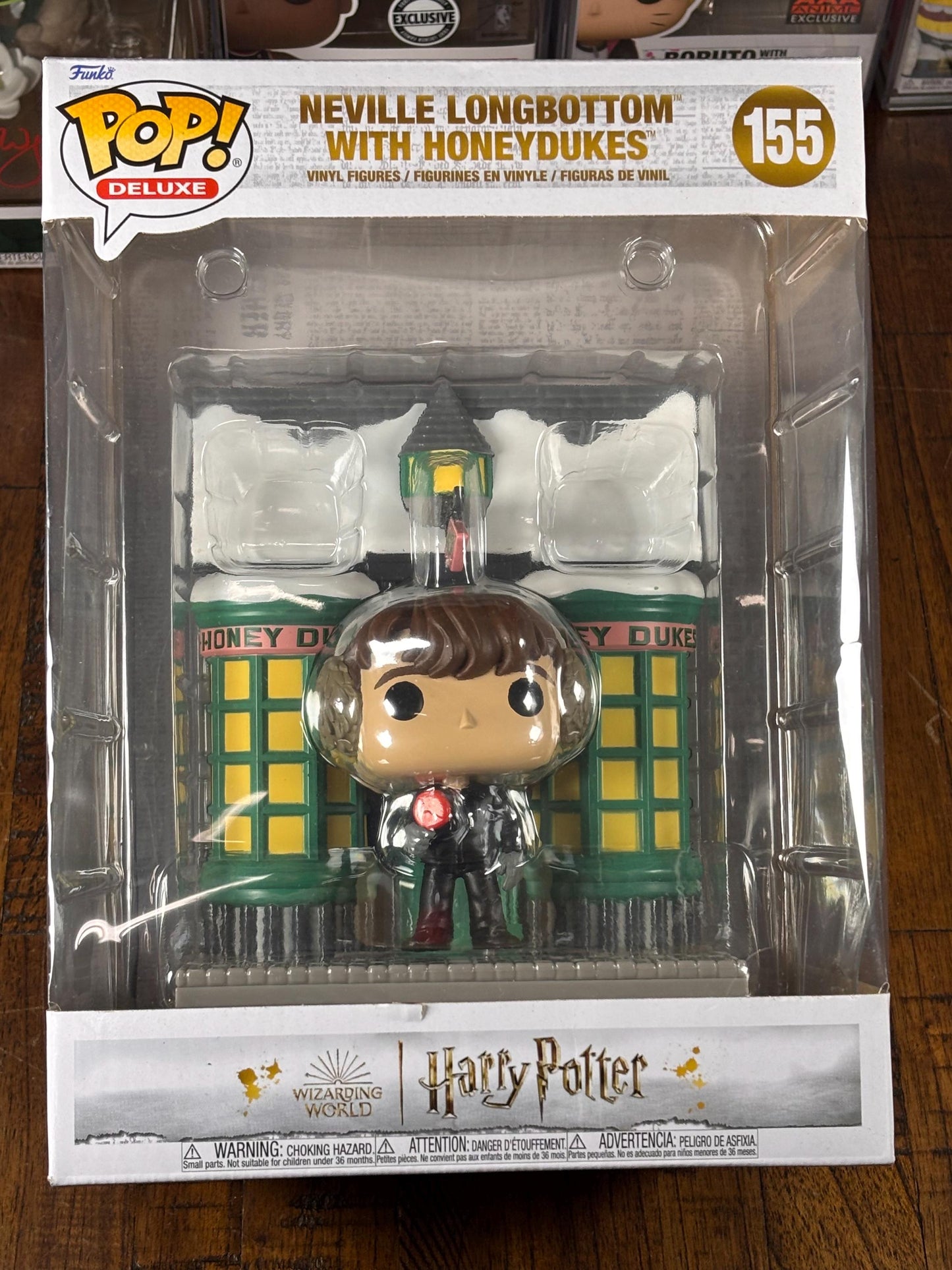Funko Pop! Deluxe: Harry Potter - Neville Longbottom With Honeydukes #155 New